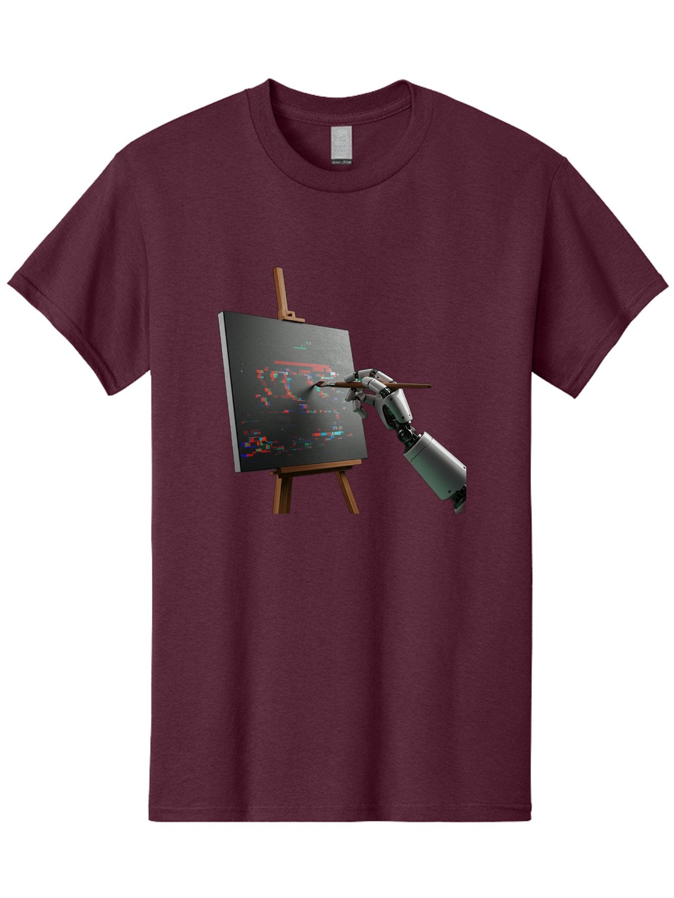 Robot-Painting Men'S Graphic Tee, 100% Cotton, Comfortable Casual Summer Wear, Machine Washable, Vintage Camera, Old Camera, Antique Camera, Black Camera, Classic Photography, Photography Equipment, Nostalgic Device, Film Camera, Camera Art Bal258 15