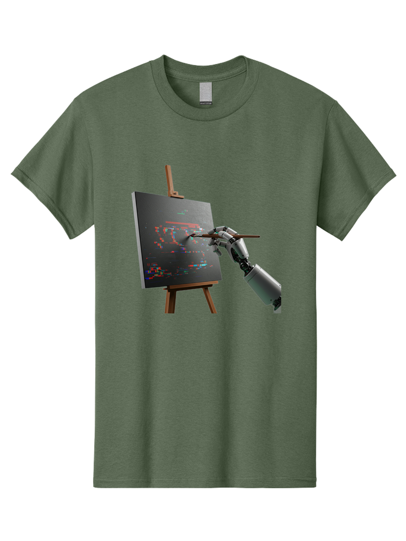 Robot-Painting Men'S Graphic Tee, 100% Cotton, Comfortable Casual Summer Wear, Machine Washable, Vintage Camera, Old Camera, Antique Camera, Black Camera, Classic Photography, Photography Equipment, Nostalgic Device, Film Camera, Camera Art Bal258 5