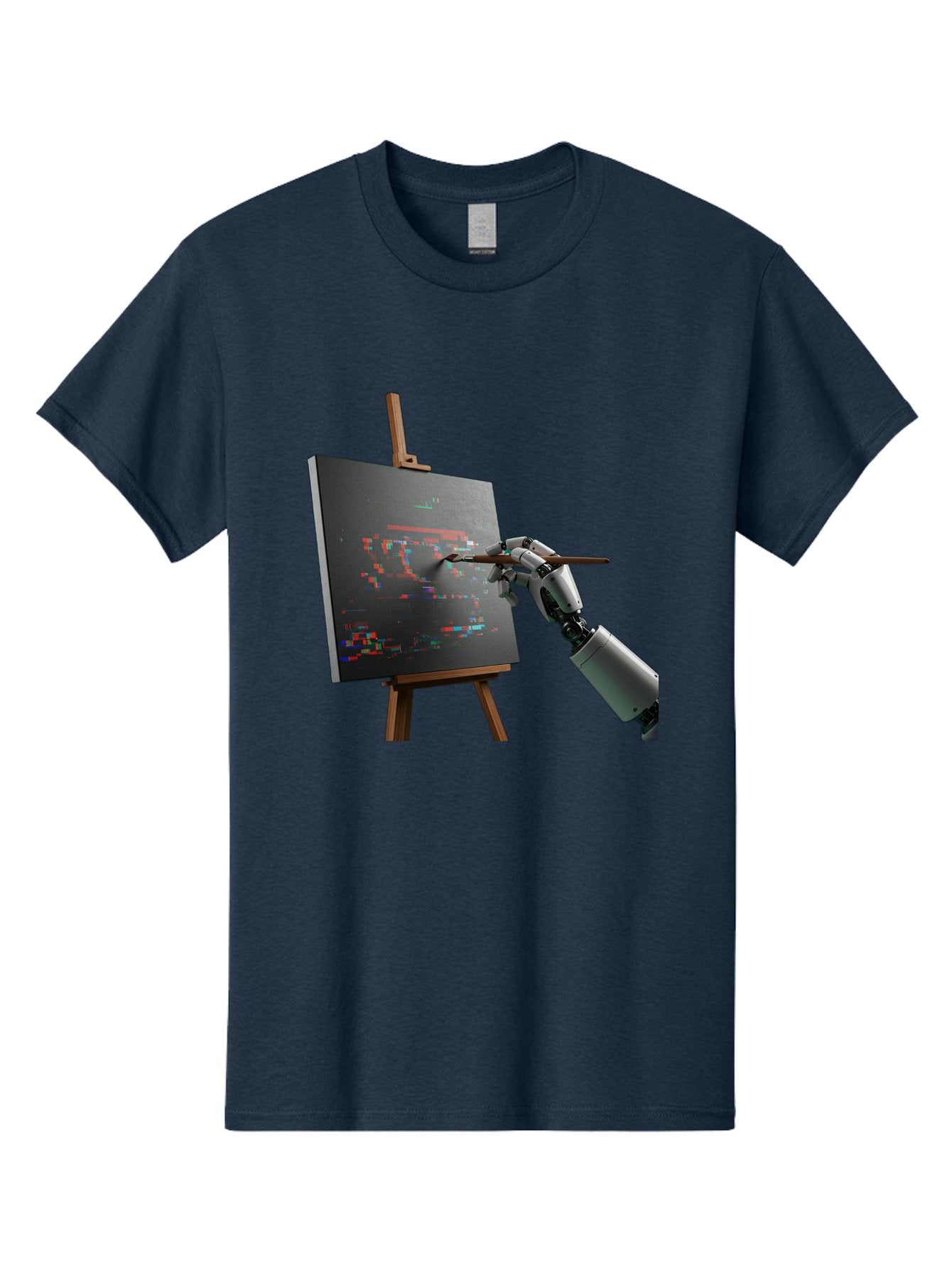 Robot-Painting Men'S Graphic Tee, 100% Cotton, Comfortable Casual Summer Wear, Machine Washable, Vintage Camera, Old Camera, Antique Camera, Black Camera, Classic Photography, Photography Equipment, Nostalgic Device, Film Camera, Camera Art Bal258 4