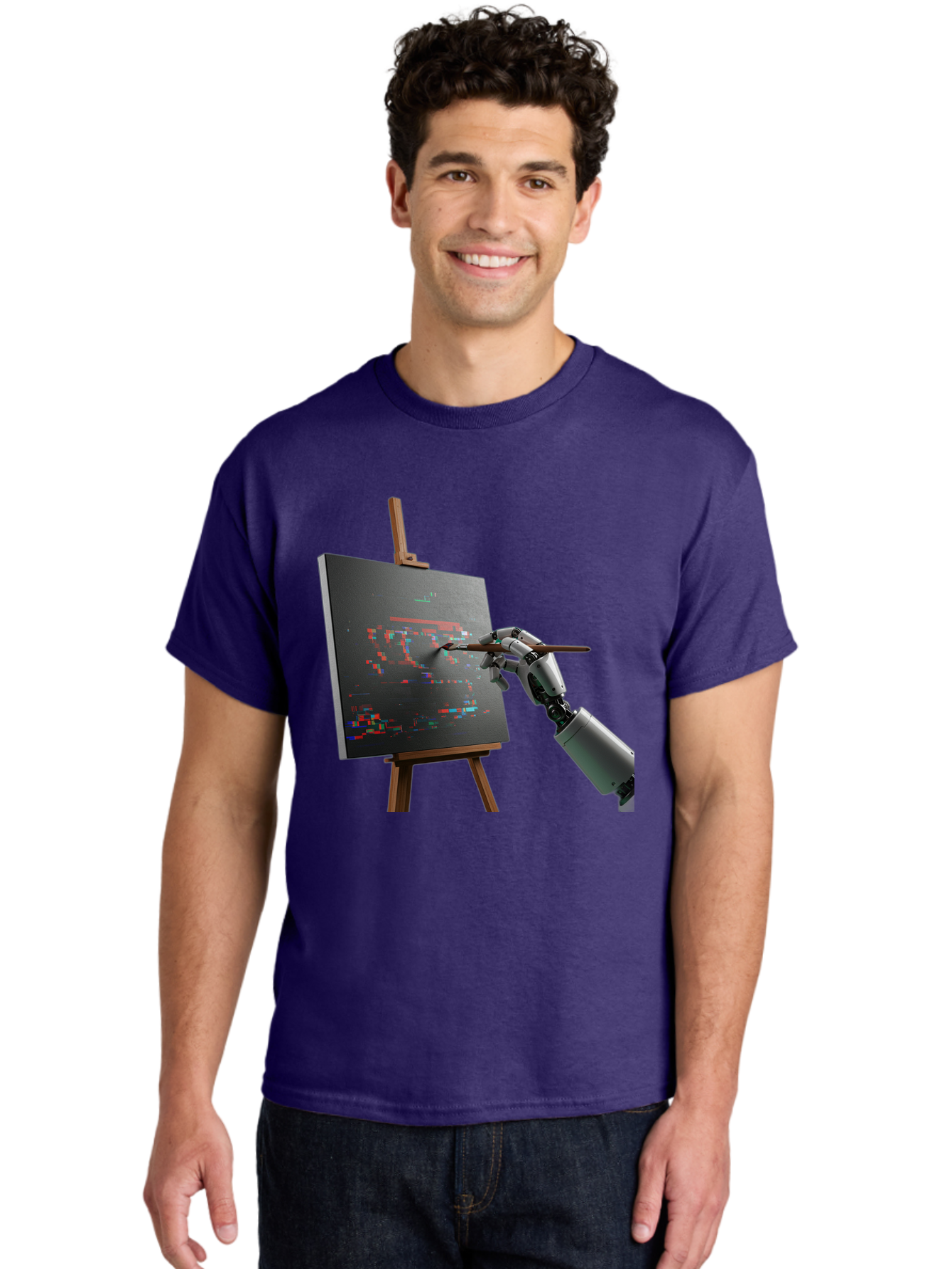 Robot-Painting Men'S Graphic Tee, 100% Cotton, Comfortable Casual Summer Wear, Machine Washable, Vintage Camera, Old Camera, Antique Camera, Black Camera, Classic Photography, Photography Equipment, Nostalgic Device, Film Camera, Camera Art Bal258 29