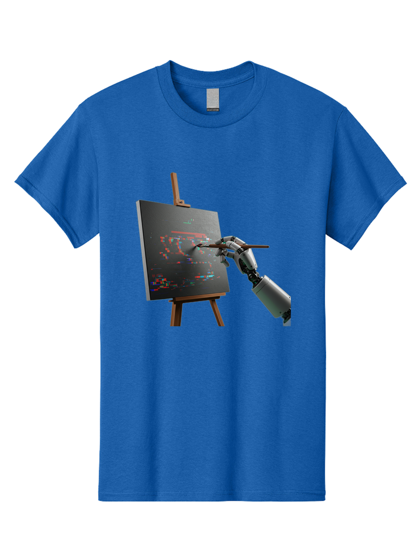 Robot-Painting Men'S Graphic Tee, 100% Cotton, Comfortable Casual Summer Wear, Machine Washable, Vintage Camera, Old Camera, Antique Camera, Black Camera, Classic Photography, Photography Equipment, Nostalgic Device, Film Camera, Camera Art Bal258