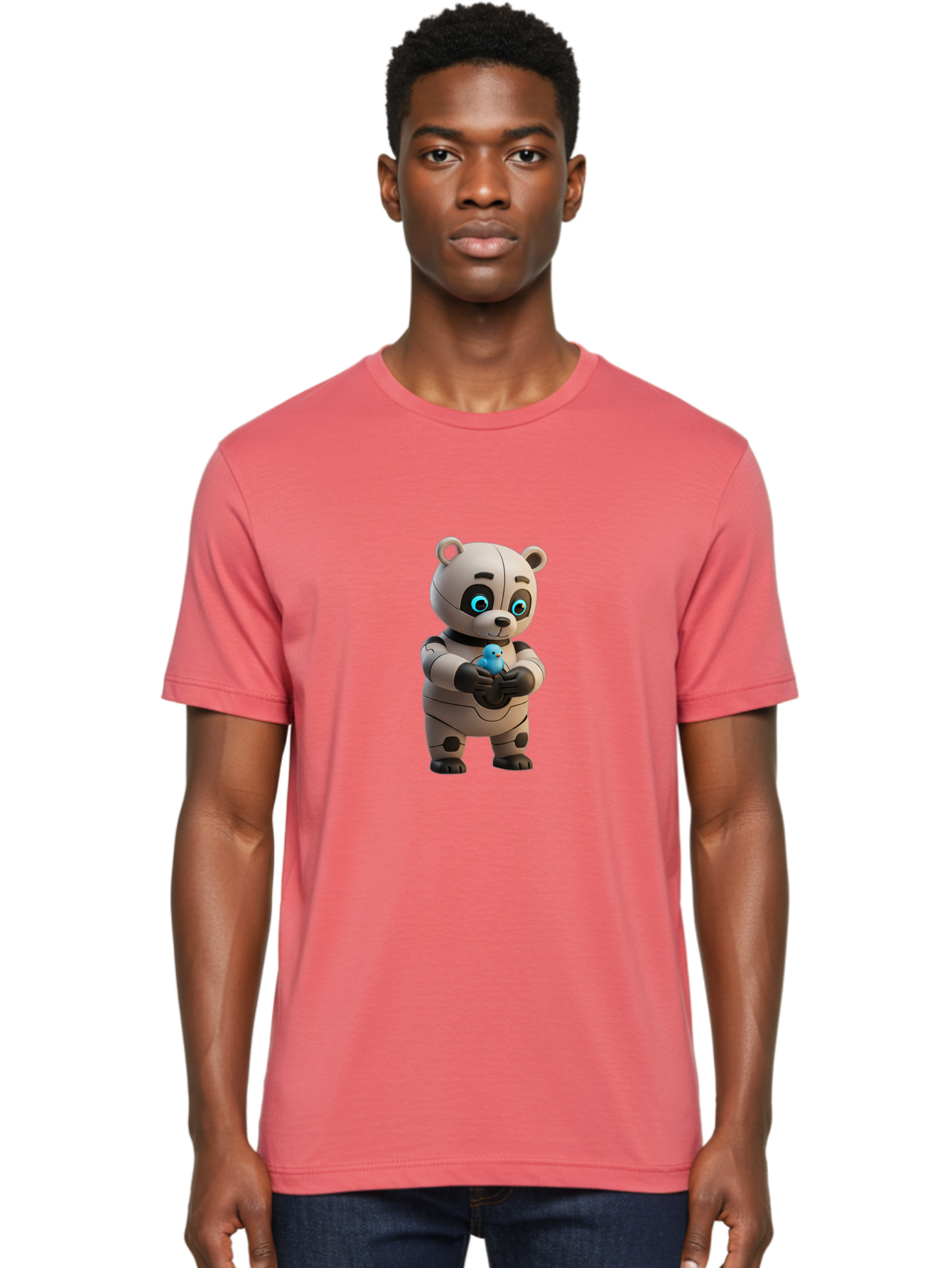 Robot-Panda Men'S Graphic Tee, 100% Cotton, Comfortable Casual Summer Wear, Machine Washable, Vintage Camera, Old Camera, Antique Camera, Black Camera, Classic Photography, Photography Equipment, Nostalgic Device, Film Camera, Camera Art Bal259 28