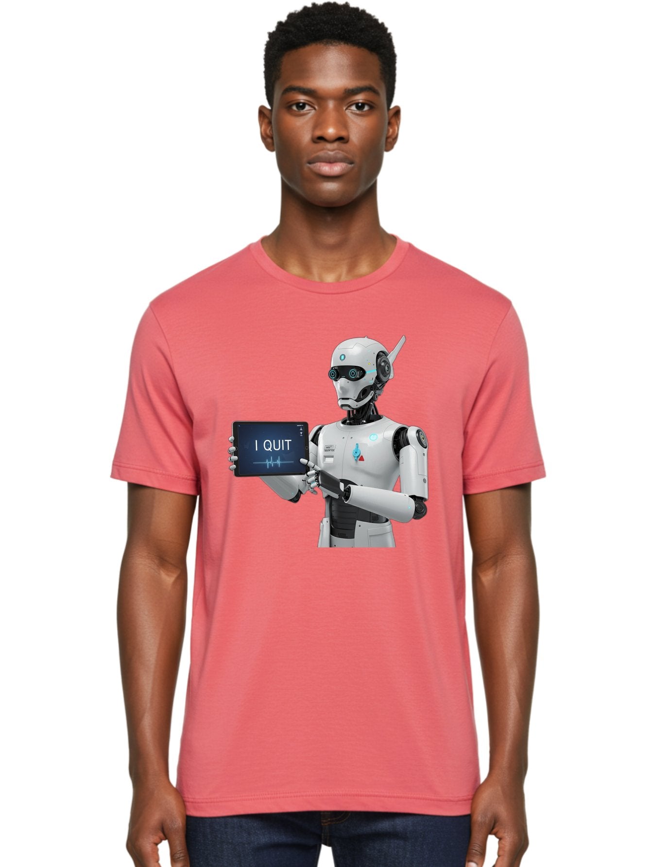Robot-Quitting Men'S Graphic Tee, 100% Cotton, Comfortable Casual Summer Wear, Machine Washable, Vintage Camera, Old Camera, Antique Camera, Black Camera, Classic Photography, Photography Equipment, Nostalgic Device, Film Camera, Camera Art Bal260 17