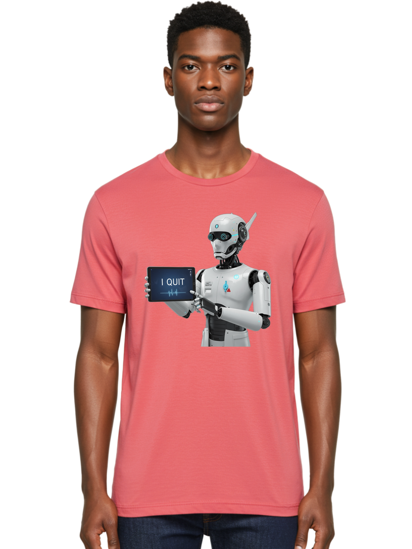 Robot-Quitting Men'S Graphic Tee, 100% Cotton, Comfortable Casual Summer Wear, Machine Washable, Vintage Camera, Old Camera, Antique Camera, Black Camera, Classic Photography, Photography Equipment, Nostalgic Device, Film Camera, Camera Art Bal260 29