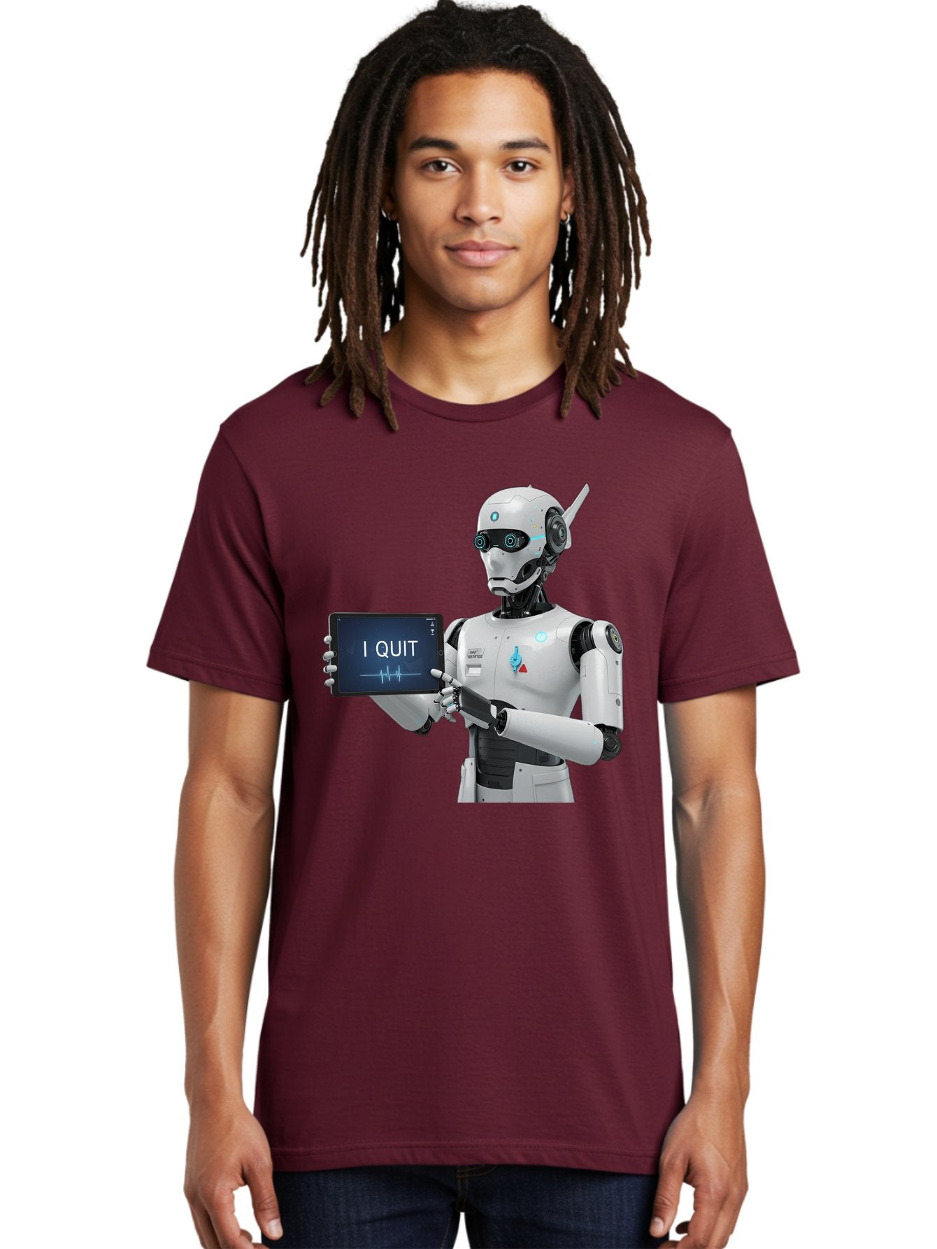 Robot-Quitting Men'S Graphic Tee, 100% Cotton, Comfortable Casual Summer Wear, Machine Washable, Vintage Camera, Old Camera, Antique Camera, Black Camera, Classic Photography, Photography Equipment, Nostalgic Device, Film Camera, Camera Art Bal260 24
