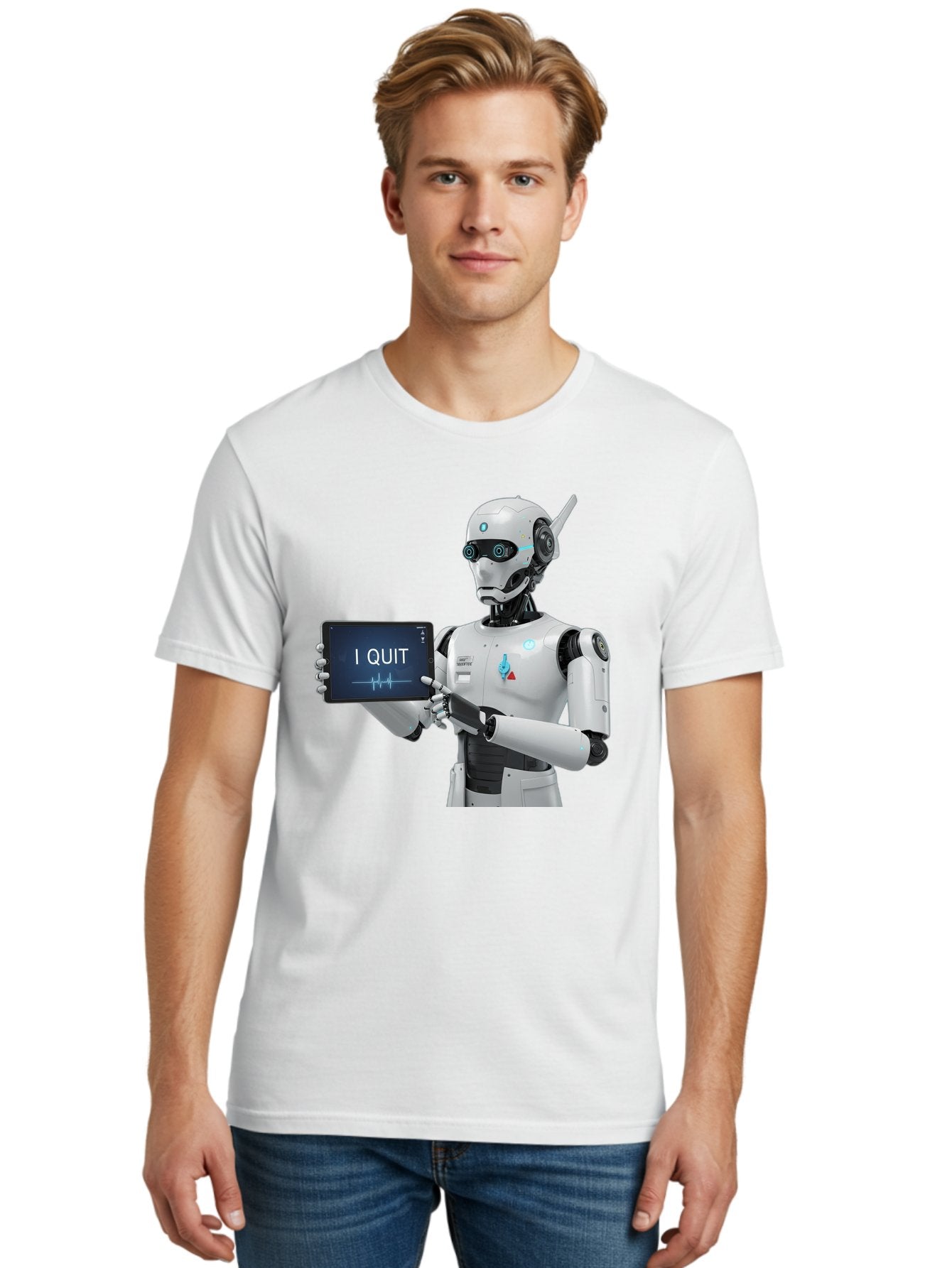 Robot-Quitting Men'S Graphic Tee, 100% Cotton, Comfortable Casual Summer Wear, Machine Washable, Vintage Camera, Old Camera, Antique Camera, Black Camera, Classic Photography, Photography Equipment, Nostalgic Device, Film Camera, Camera Art Bal260 26