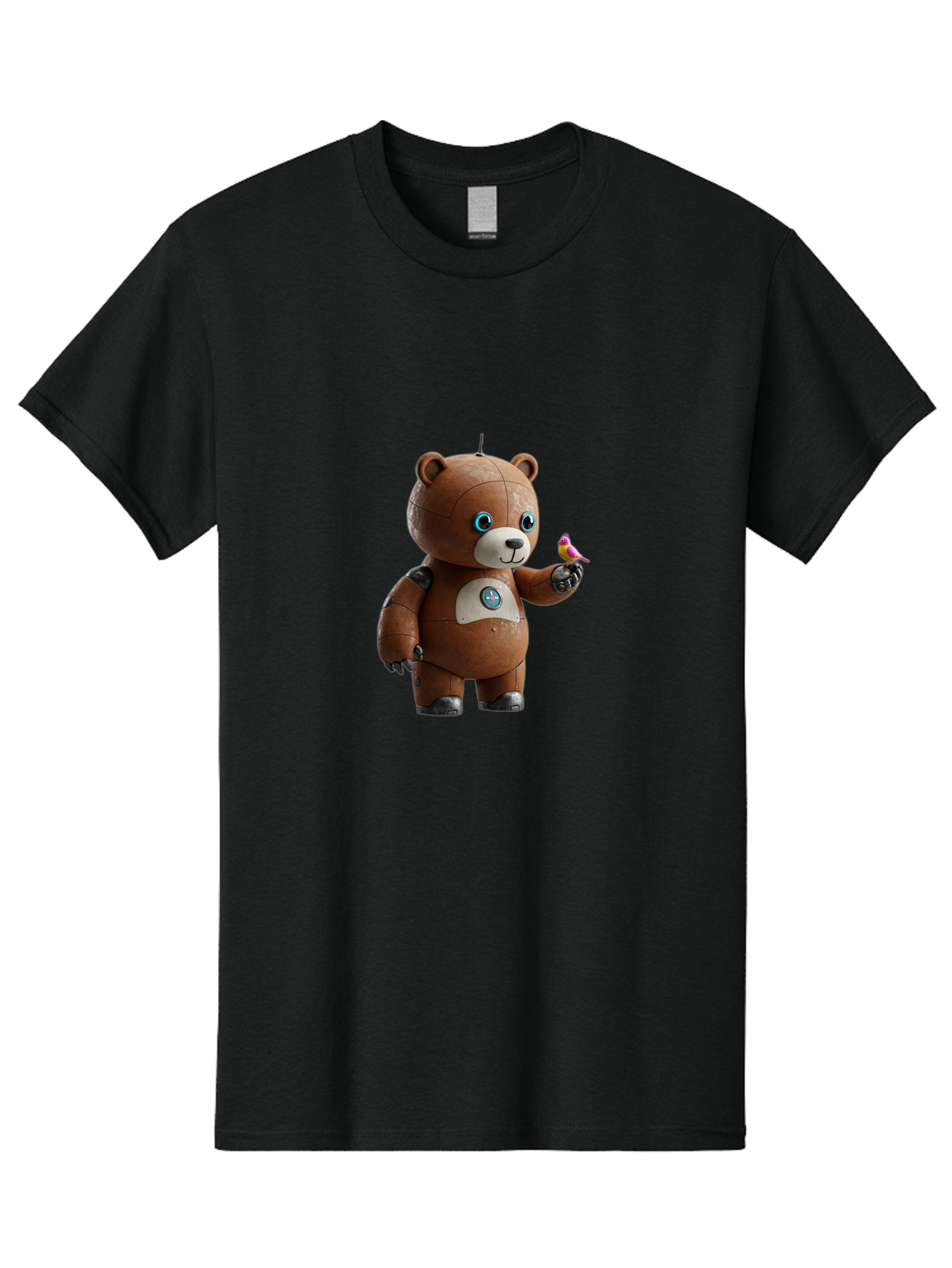 Robot-Teddy Men'S Graphic Tee, 100% Cotton, Comfortable Casual Summer Wear, Machine Washable, Vintage Camera, Old Camera, Antique Camera, Black Camera, Classic Photography, Photography Equipment, Nostalgic Device, Film Camera, Camera Art Bal262 14