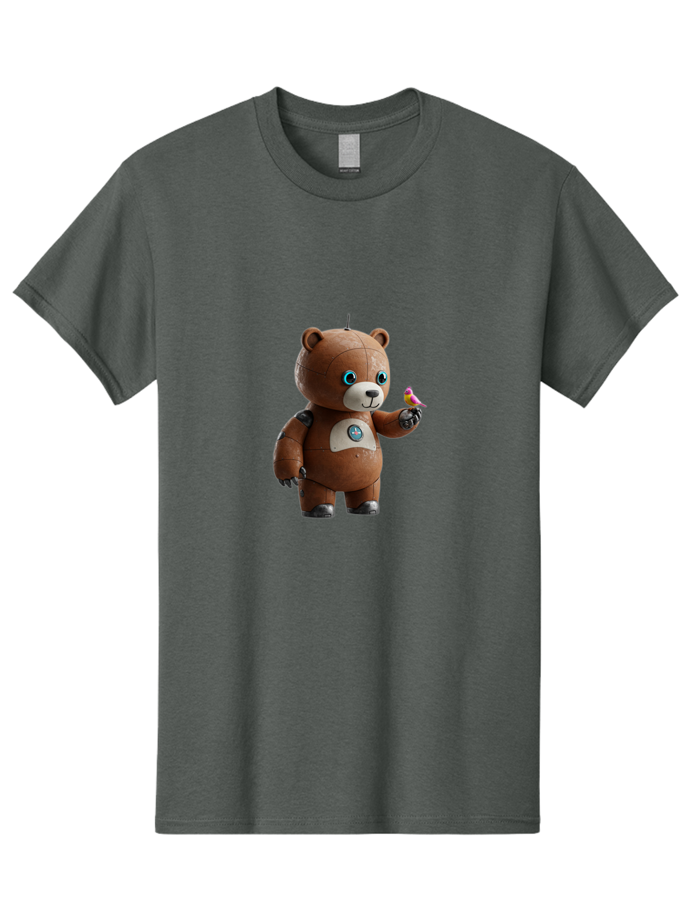 Robot-Teddy Men'S Graphic Tee, 100% Cotton, Comfortable Casual Summer Wear, Machine Washable, Vintage Camera, Old Camera, Antique Camera, Black Camera, Classic Photography, Photography Equipment, Nostalgic Device, Film Camera, Camera Art Bal262 5