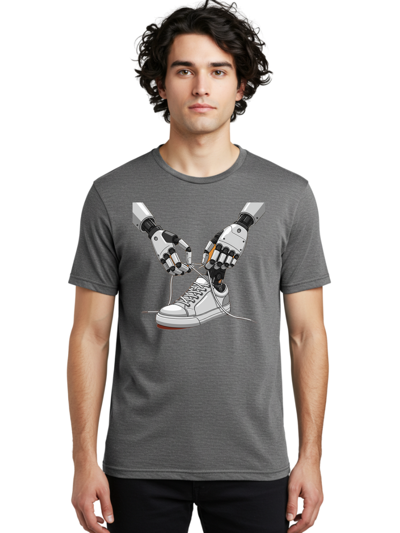 Robot-Tying-Shoe Men'S Graphic Tee, 100% Cotton, Comfortable Casual Summer Wear, Machine Washable, Vintage Camera, Old Camera, Antique Camera, Black Camera, Classic Photography, Photography Equipment, Nostalgic Device, Film Camera, Camera Art Bal263 19