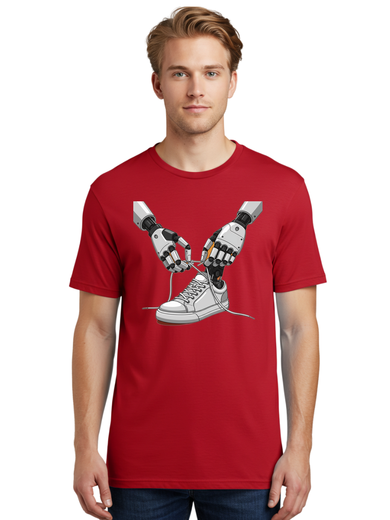 Robot-Tying-Shoe Men'S Graphic Tee, 100% Cotton, Comfortable Casual Summer Wear, Machine Washable, Vintage Camera, Old Camera, Antique Camera, Black Camera, Classic Photography, Photography Equipment, Nostalgic Device, Film Camera, Camera Art Bal263 18