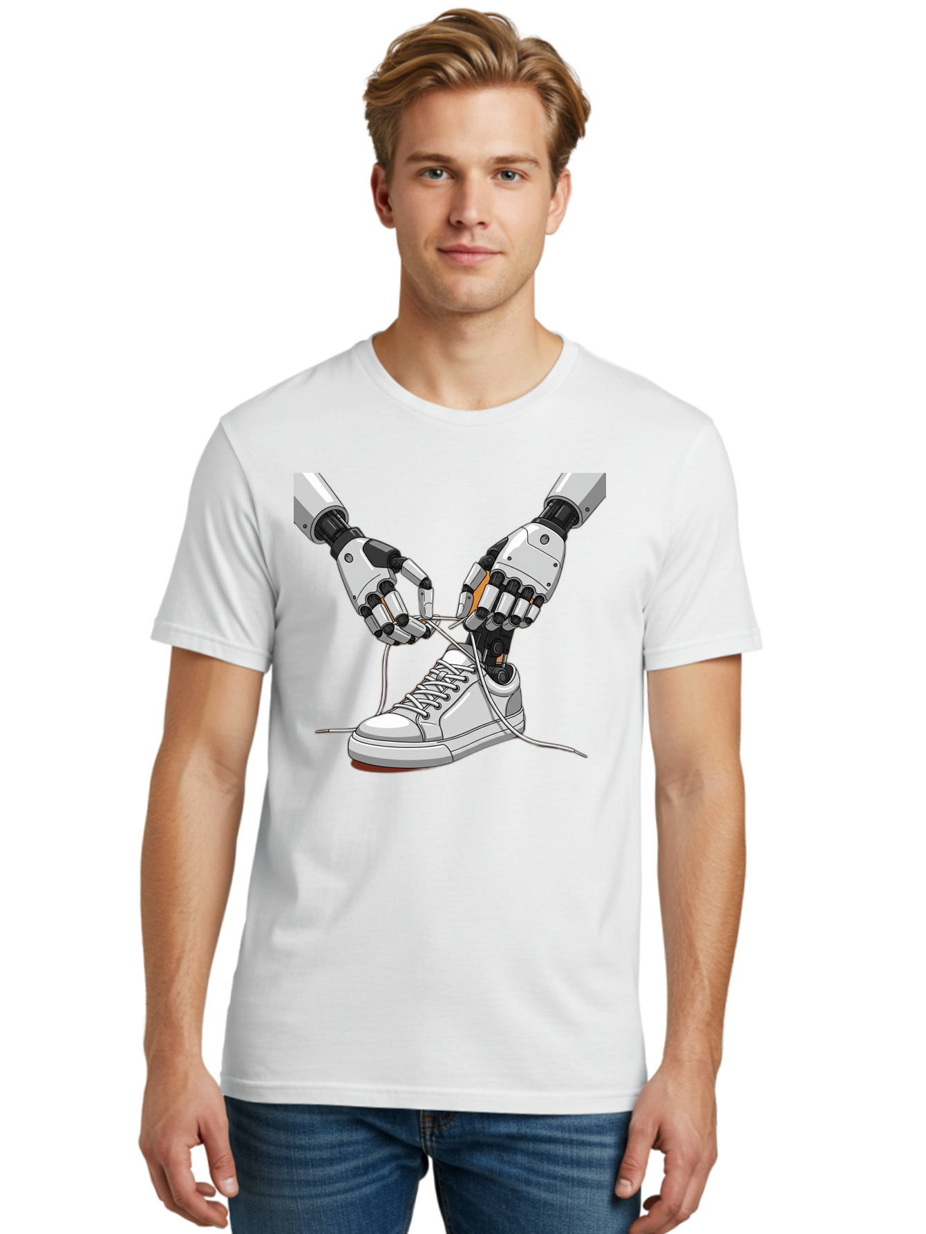 Robot-Tying-Shoe Men'S Graphic Tee, 100% Cotton, Comfortable Casual Summer Wear, Machine Washable, Vintage Camera, Old Camera, Antique Camera, Black Camera, Classic Photography, Photography Equipment, Nostalgic Device, Film Camera, Camera Art Bal263 16