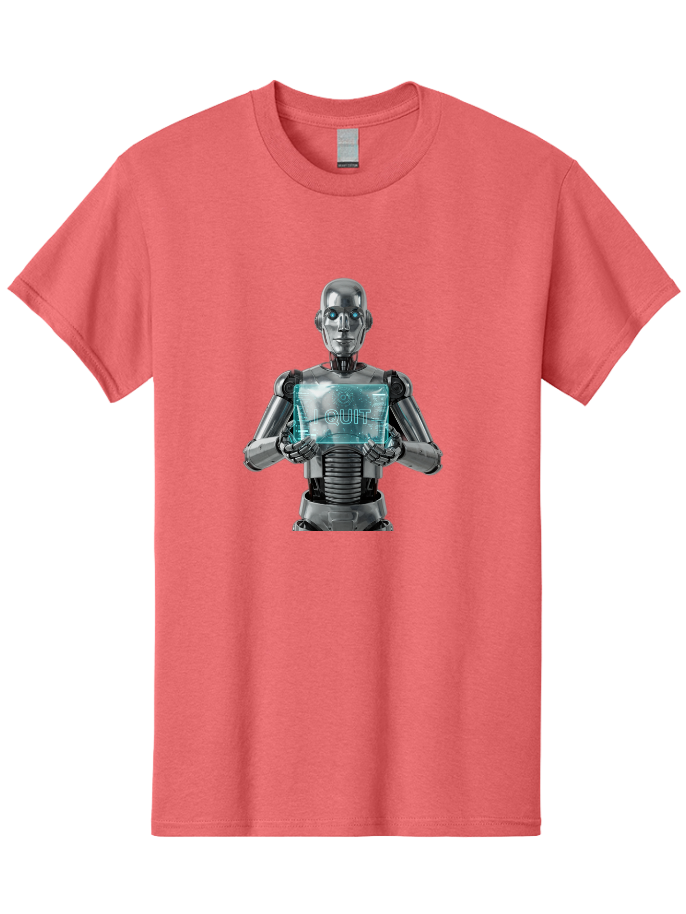 Robot-With-I-Quit Men'S Graphic Tee, 100% Cotton, Comfortable Casual Summer Wear, Machine Washable, Vintage Camera, Old Camera, Antique Camera, Black Camera, Classic Photography, Photography Equipment, Nostalgic Device, Film Camera, Camera Art Bal264 15
