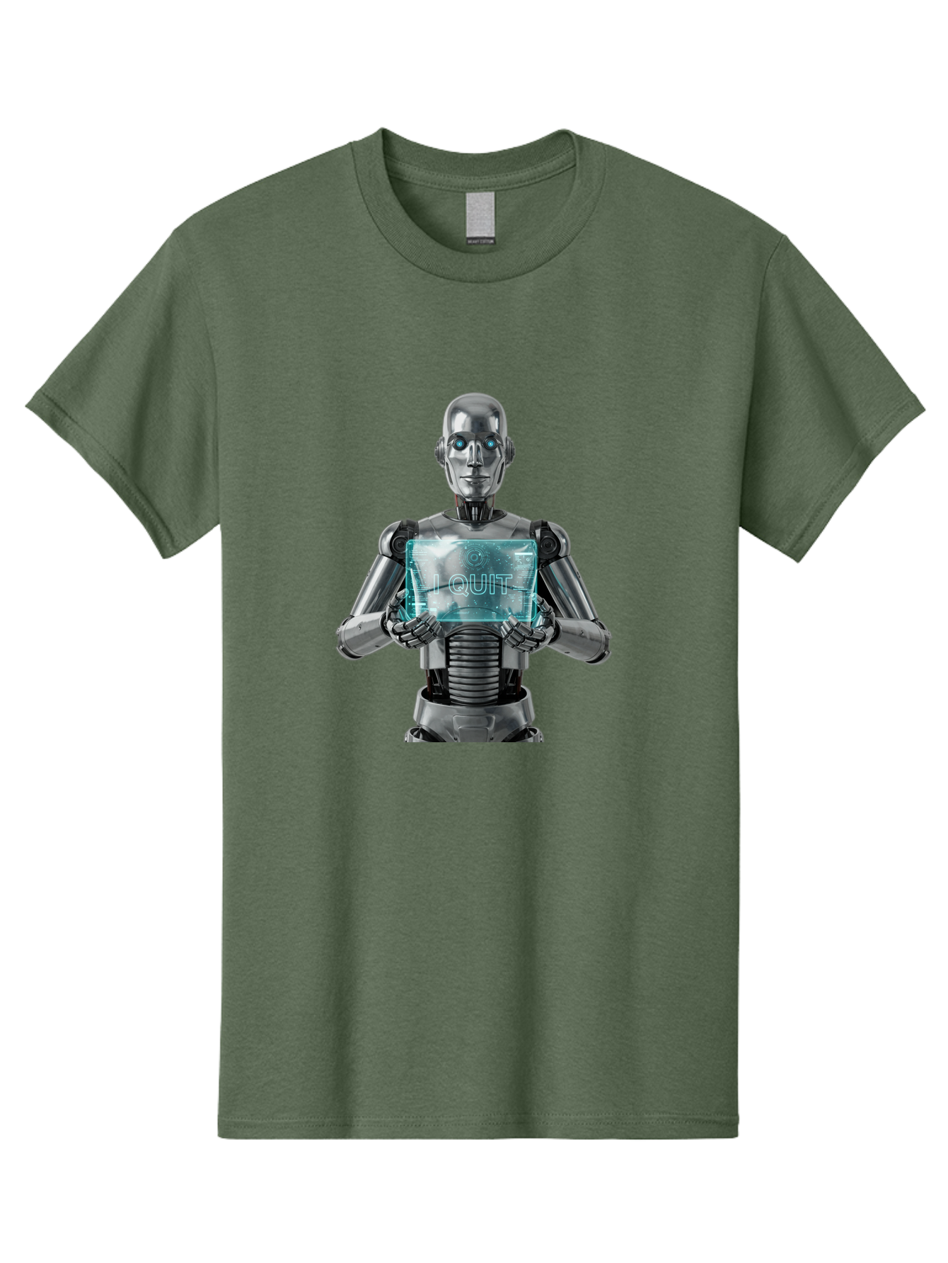 Robot-With-I-Quit Men'S Graphic Tee, 100% Cotton, Comfortable Casual Summer Wear, Machine Washable, Vintage Camera, Old Camera, Antique Camera, Black Camera, Classic Photography, Photography Equipment, Nostalgic Device, Film Camera, Camera Art Bal264 10
