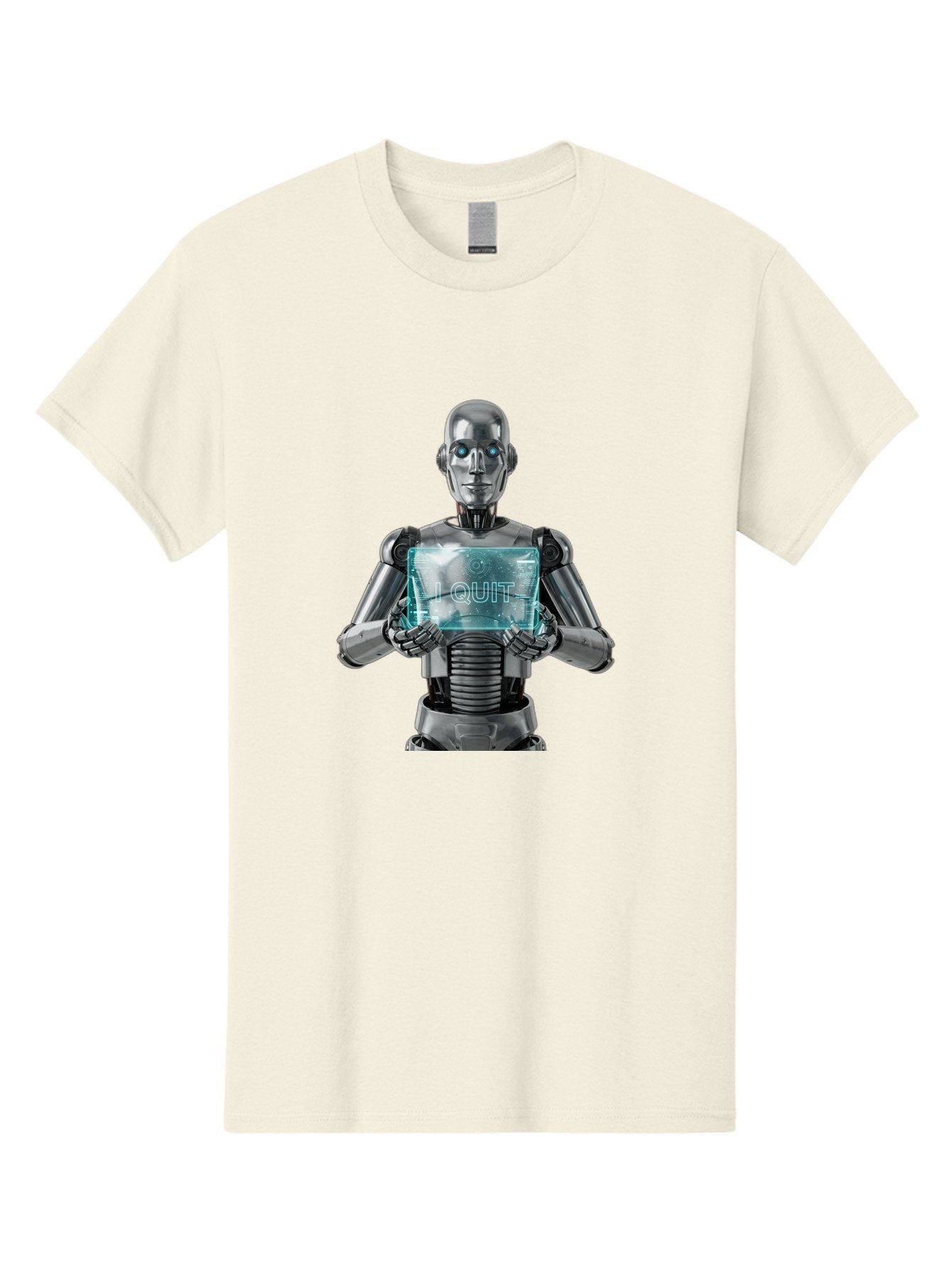 Robot-With-I-Quit Men'S Graphic Tee, 100% Cotton, Comfortable Casual Summer Wear, Machine Washable, Vintage Camera, Old Camera, Antique Camera, Black Camera, Classic Photography, Photography Equipment, Nostalgic Device, Film Camera, Camera Art Bal264 12