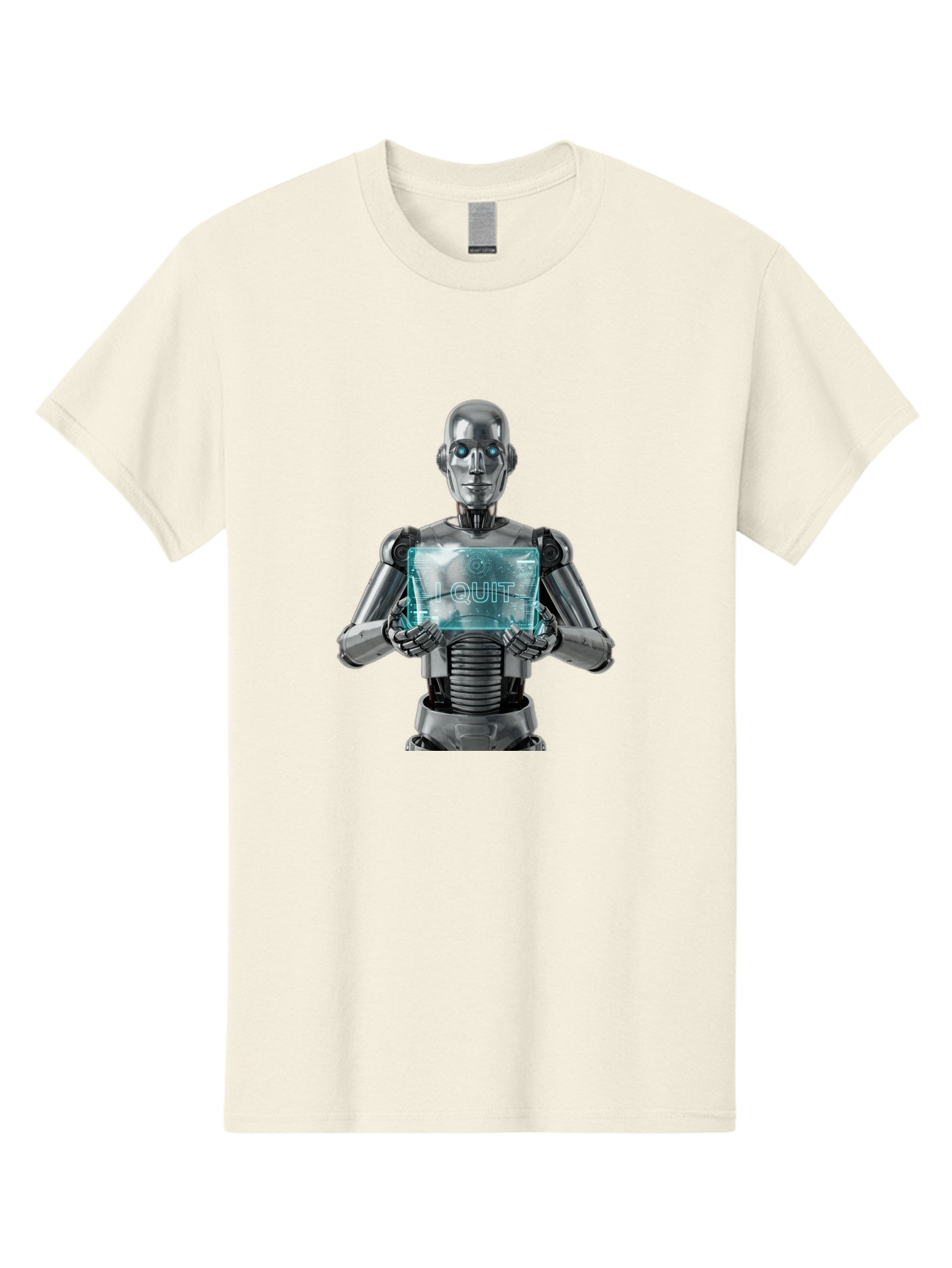 Robot-With-I-Quit Men'S Graphic Tee, 100% Cotton, Comfortable Casual Summer Wear, Machine Washable, Vintage Camera, Old Camera, Antique Camera, Black Camera, Classic Photography, Photography Equipment, Nostalgic Device, Film Camera, Camera Art Bal264 3