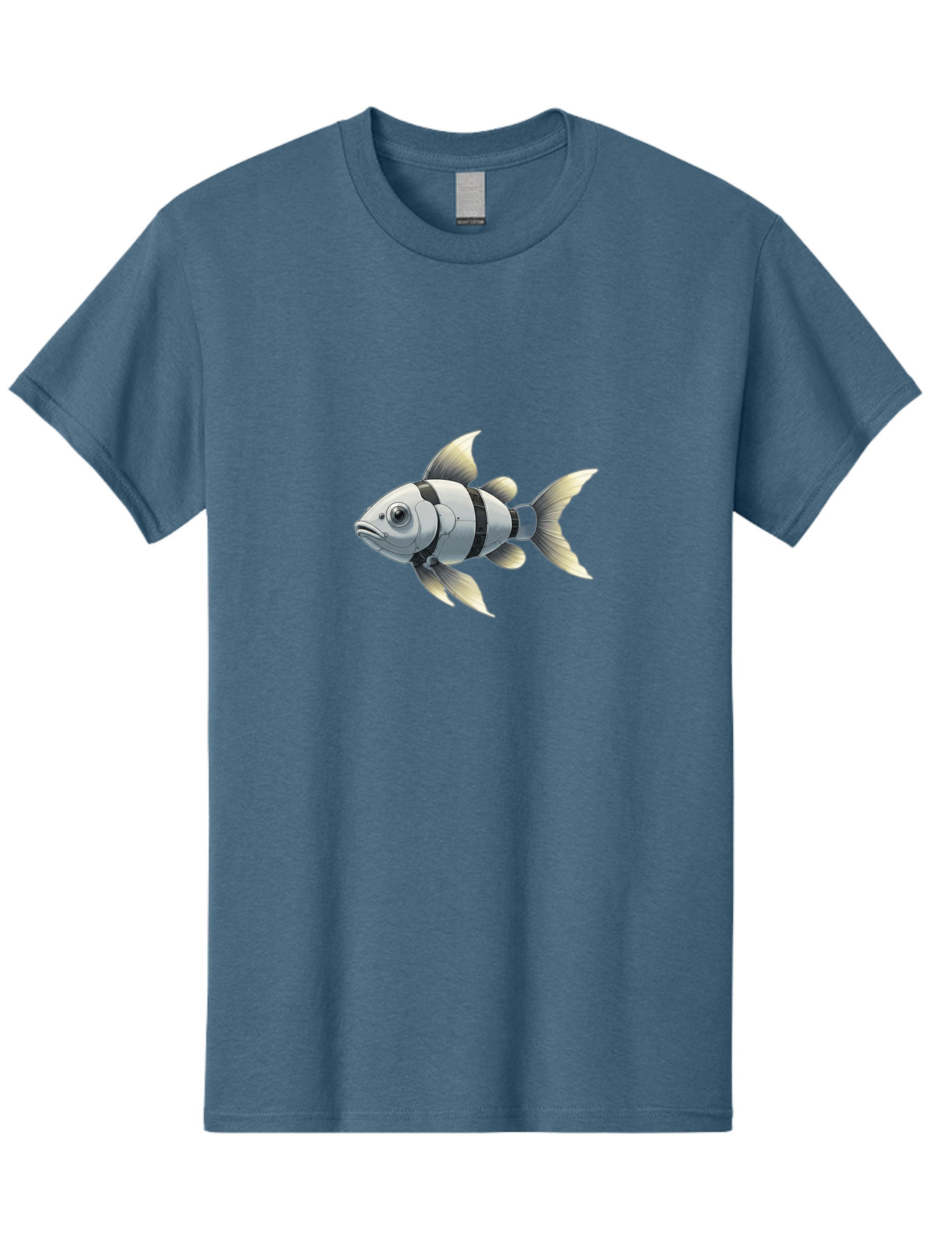 Robotic-Fish-1 Men'S Graphic Tee, 100% Cotton, Comfortable Casual Summer Wear, Machine Washable, Vintage Camera, Old Camera, Antique Camera, Black Camera, Classic Photography, Photography Equipment, Nostalgic Device, Film Camera, Camera Art Bal265 15