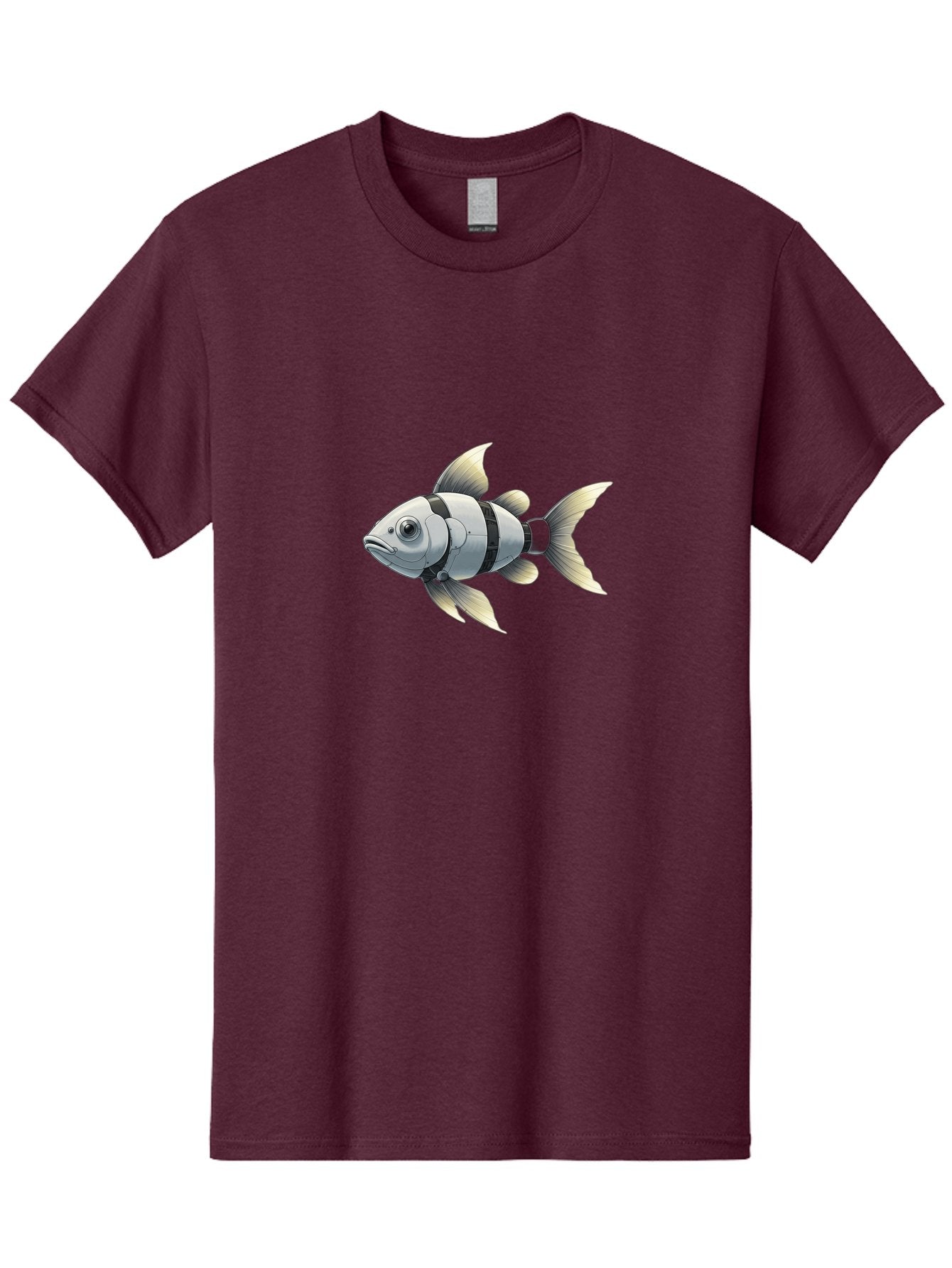 Robotic-Fish-1 Men'S Graphic Tee, 100% Cotton, Comfortable Casual Summer Wear, Machine Washable, Vintage Camera, Old Camera, Antique Camera, Black Camera, Classic Photography, Photography Equipment, Nostalgic Device, Film Camera, Camera Art Bal265 10