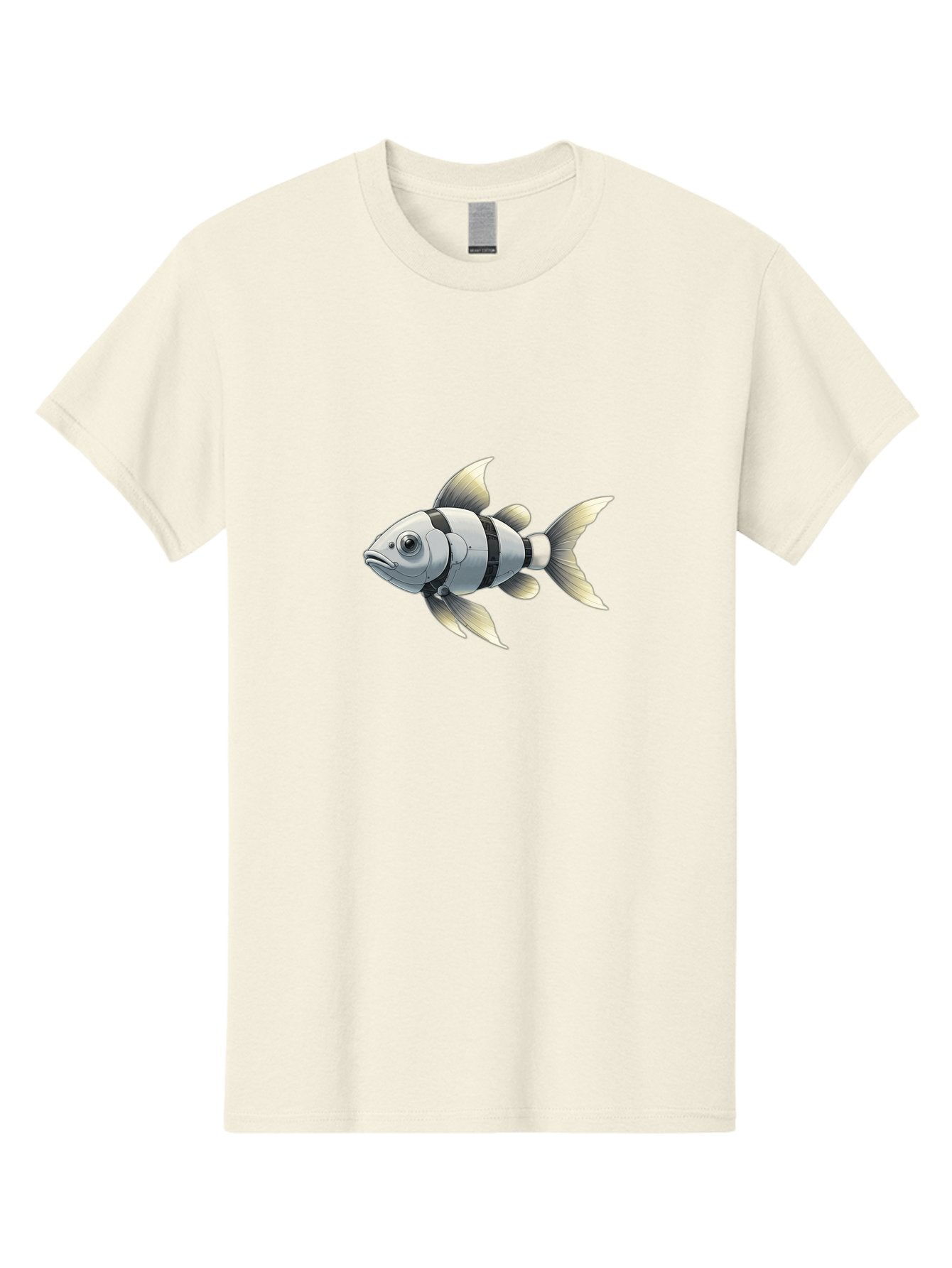 Robotic-Fish-1 Men'S Graphic Tee, 100% Cotton, Comfortable Casual Summer Wear, Machine Washable, Vintage Camera, Old Camera, Antique Camera, Black Camera, Classic Photography, Photography Equipment, Nostalgic Device, Film Camera, Camera Art Bal265 6