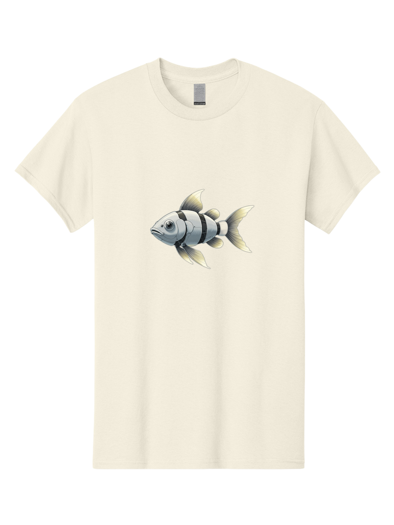 Robotic-Fish-1 Men'S Graphic Tee, 100% Cotton, Comfortable Casual Summer Wear, Machine Washable, Vintage Camera, Old Camera, Antique Camera, Black Camera, Classic Photography, Photography Equipment, Nostalgic Device, Film Camera, Camera Art Bal265 7