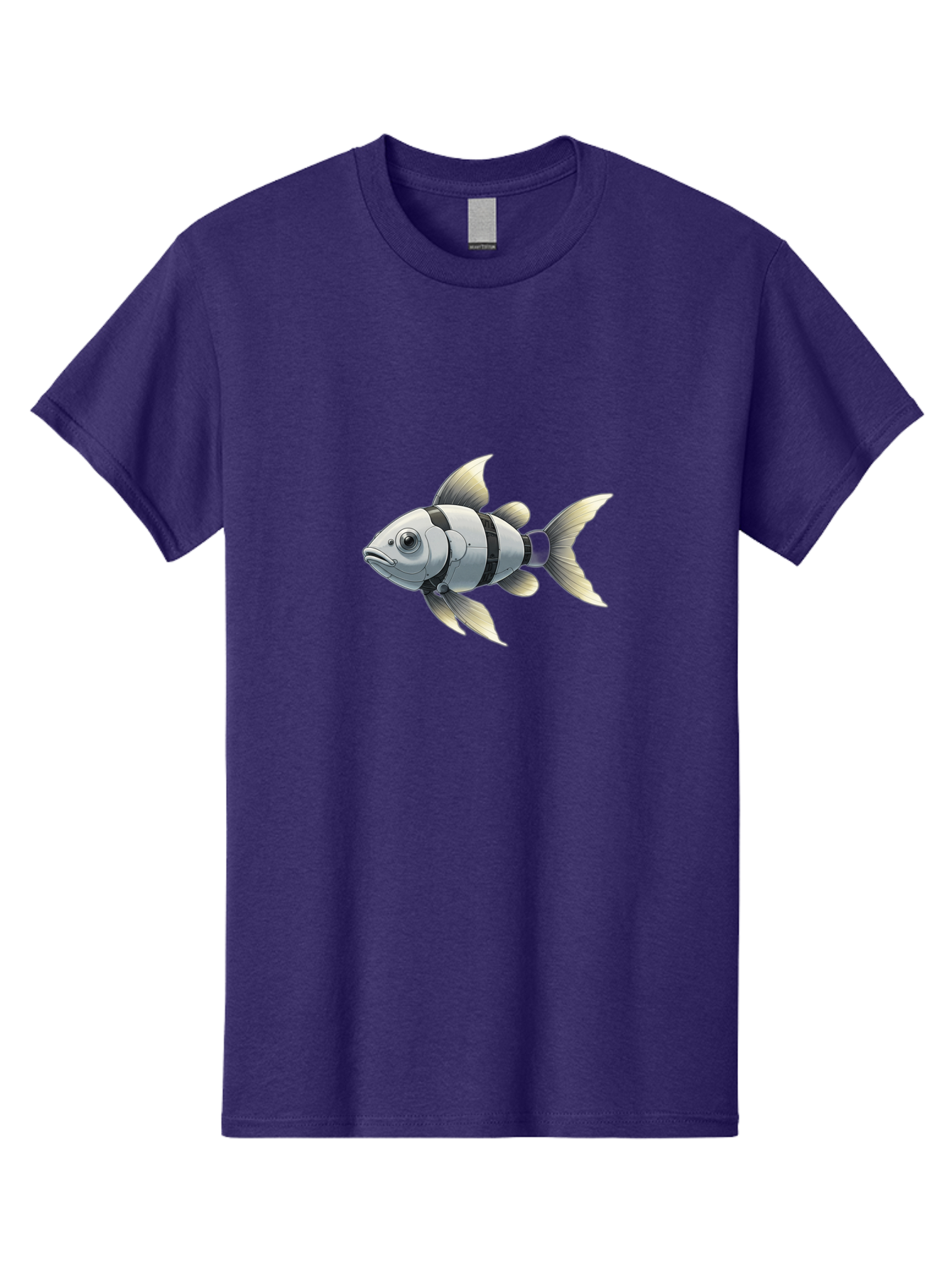 Robotic-Fish-1 Men'S Graphic Tee, 100% Cotton, Comfortable Casual Summer Wear, Machine Washable, Vintage Camera, Old Camera, Antique Camera, Black Camera, Classic Photography, Photography Equipment, Nostalgic Device, Film Camera, Camera Art Bal265 3
