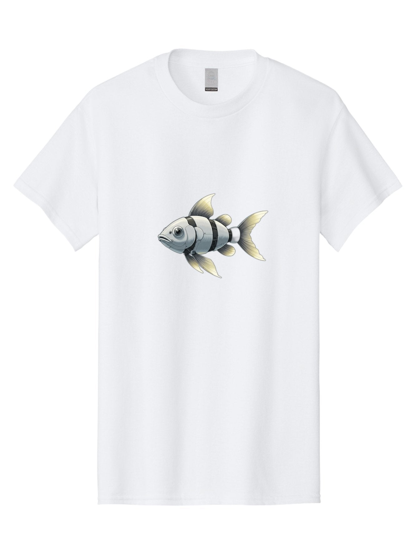 Robotic-Fish-1 Men'S Graphic Tee, 100% Cotton, Comfortable Casual Summer Wear, Machine Washable, Vintage Camera, Old Camera, Antique Camera, Black Camera, Classic Photography, Photography Equipment, Nostalgic Device, Film Camera, Camera Art Bal265 9