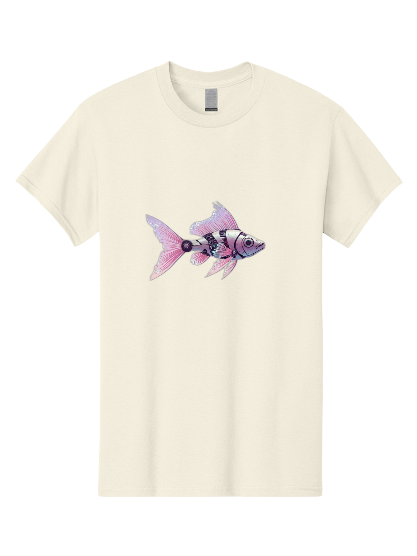 Robotic-Fish-2 Men'S Graphic Tee, 100% Cotton, Comfortable Casual Summer Wear, Machine Washable, Vintage Camera, Old Camera, Antique Camera, Black Camera, Classic Photography, Photography Equipment, Nostalgic Device, Film Camera, Camera Art Bal266 4