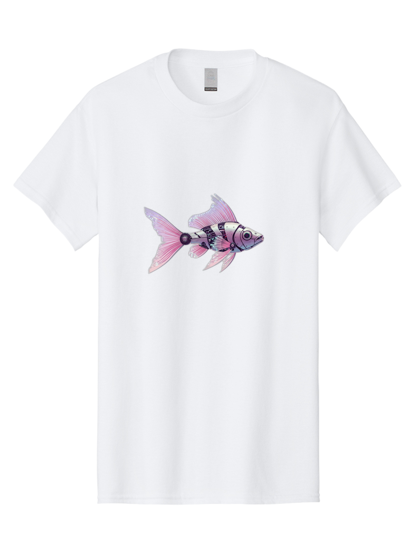 Robotic-Fish-2 Men'S Graphic Tee, 100% Cotton, Comfortable Casual Summer Wear, Machine Washable, Vintage Camera, Old Camera, Antique Camera, Black Camera, Classic Photography, Photography Equipment, Nostalgic Device, Film Camera, Camera Art Bal266 9