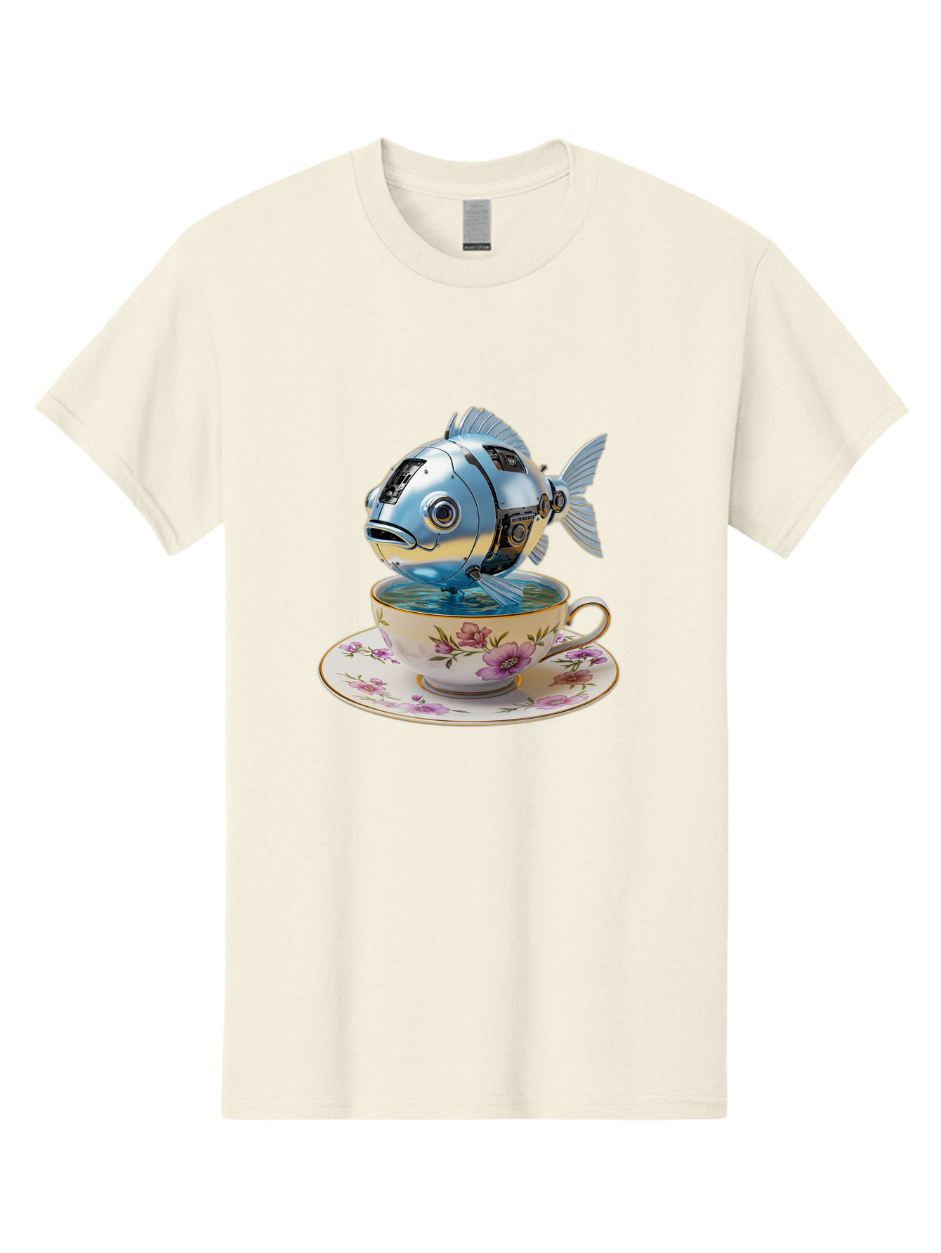 Robotic-Fish-Teacup Men'S Graphic Tee, 100% Cotton, Comfortable Casual Summer Wear, Machine Washable, Vintage Camera, Old Camera, Antique Camera, Black Camera, Classic Photography, Photography Equipment, Nostalgic Device, Film Camera, Bal267