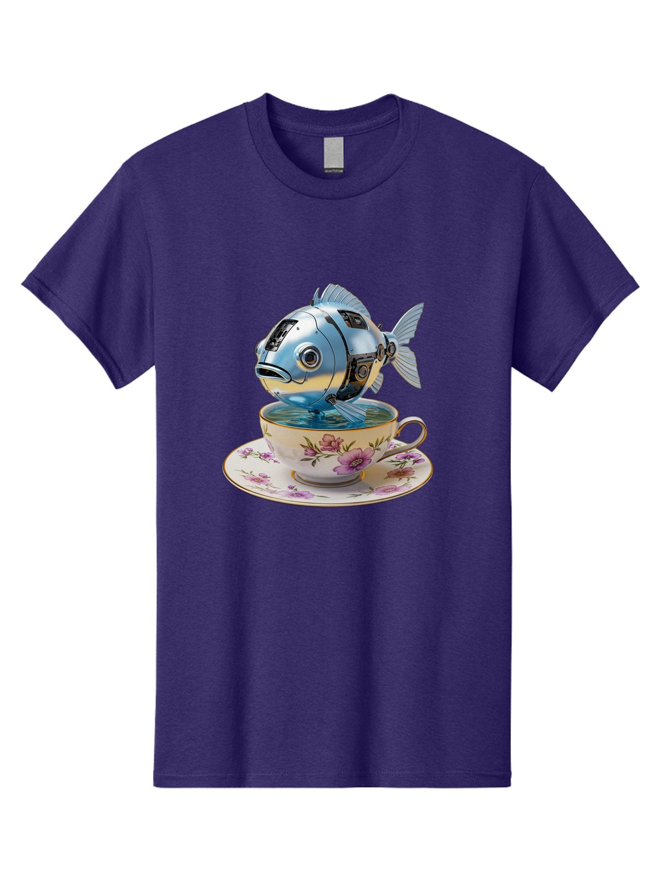 Robotic-Fish-Teacup Men'S Graphic Tee, 100% Cotton, Comfortable Casual Summer Wear, Machine Washable, Vintage Camera, Old Camera, Antique Camera, Black Camera, Classic Photography, Photography Equipment, Nostalgic Device, Film Camera, Bal267 12