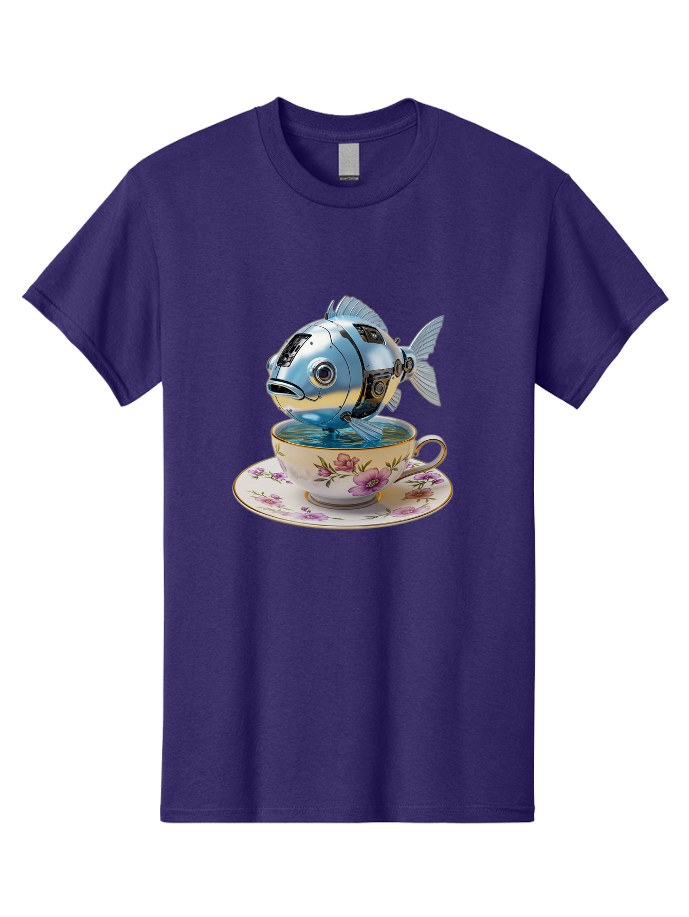Robotic-Fish-Teacup Men'S Graphic Tee, 100% Cotton, Comfortable Casual Summer Wear, Machine Washable, Vintage Camera, Old Camera, Antique Camera, Black Camera, Classic Photography, Photography Equipment, Nostalgic Device, Film Camera, Bal267 3