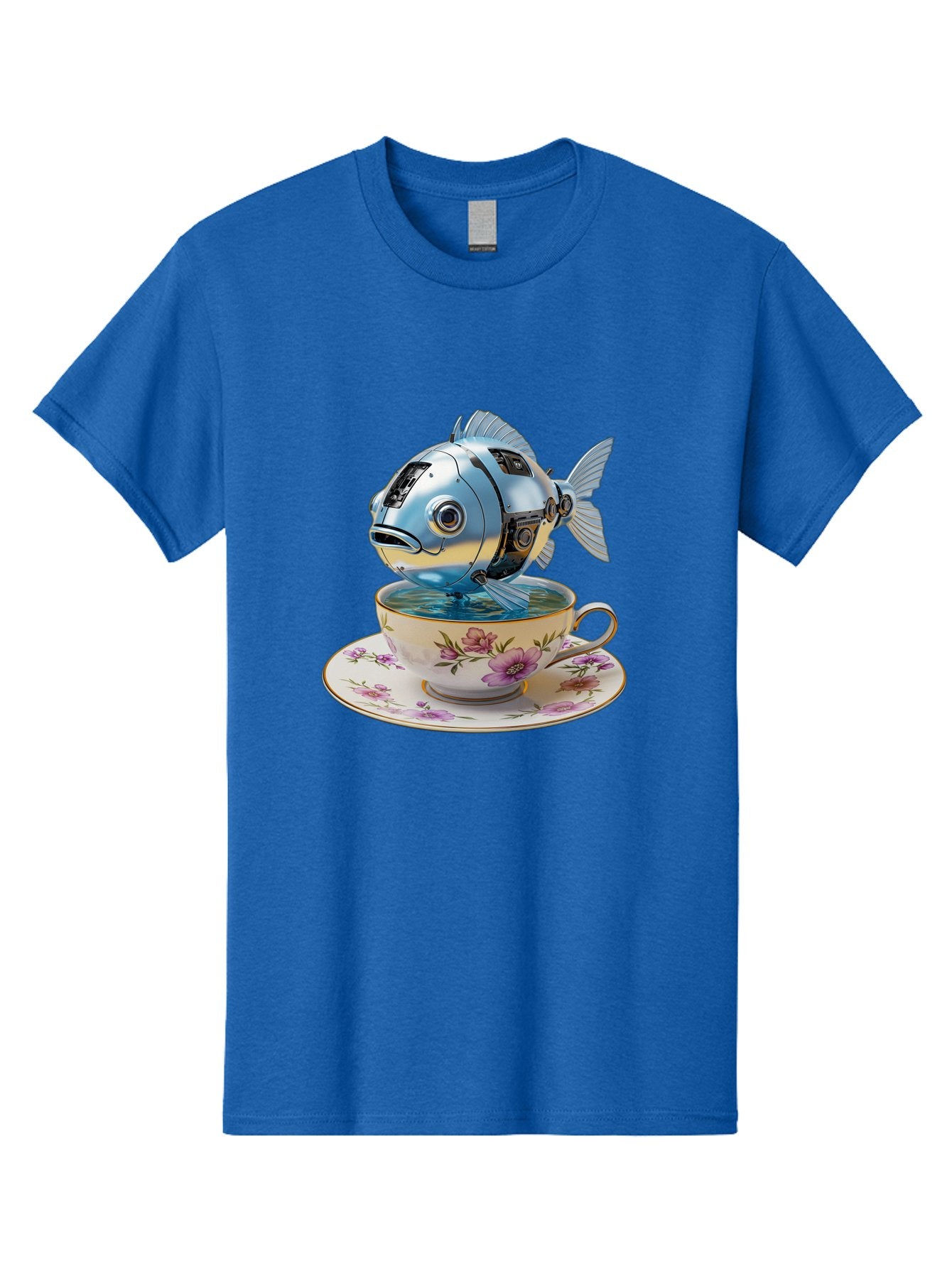 Robotic-Fish-Teacup Men'S Graphic Tee, 100% Cotton, Comfortable Casual Summer Wear, Machine Washable, Vintage Camera, Old Camera, Antique Camera, Black Camera, Classic Photography, Photography Equipment, Nostalgic Device, Film Camera, Bal267