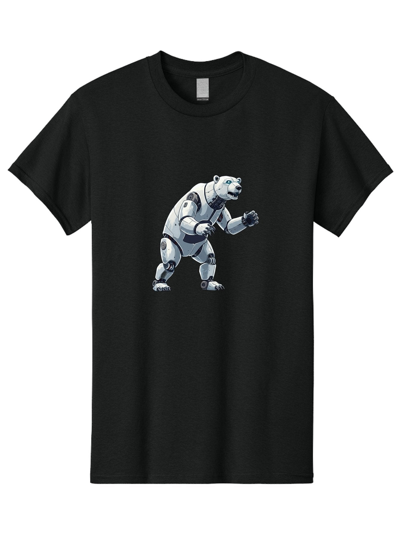 Robotic-Polar-Bear Men'S Graphic Tee, 100% Cotton, Comfortable Casual Summer Wear, Machine Washable, Vintage Camera, Old Camera, Antique Camera, Black Camera, Classic Photography, Photography Equipment, Nostalgic Device, Film Camera, Bal269