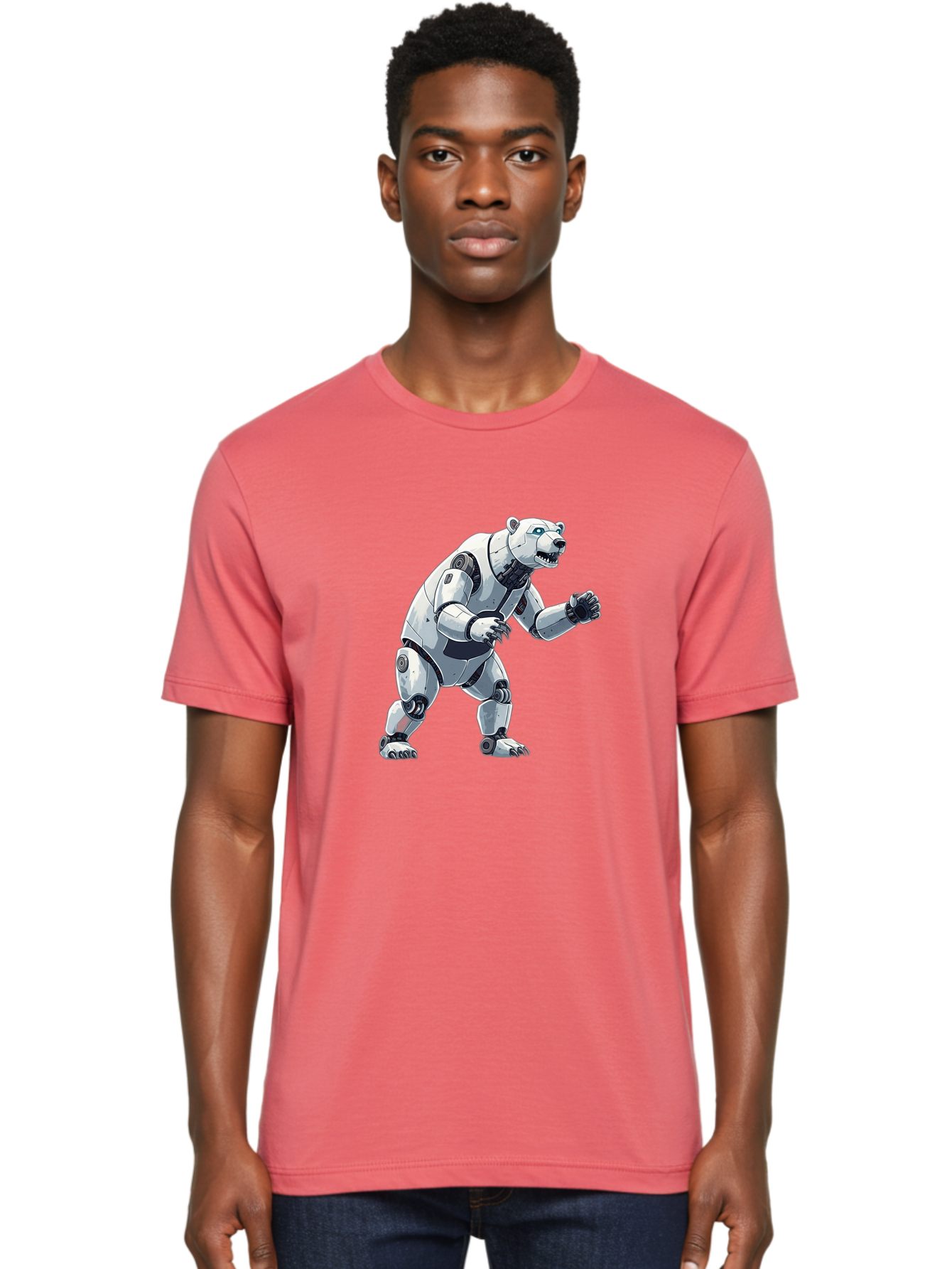 Robotic-Polar-Bear Men'S Graphic Tee, 100% Cotton, Comfortable Casual Summer Wear, Machine Washable, Vintage Camera, Old Camera, Antique Camera, Black Camera, Classic Photography, Photography Equipment, Nostalgic Device, Film Camera, Bal269 29