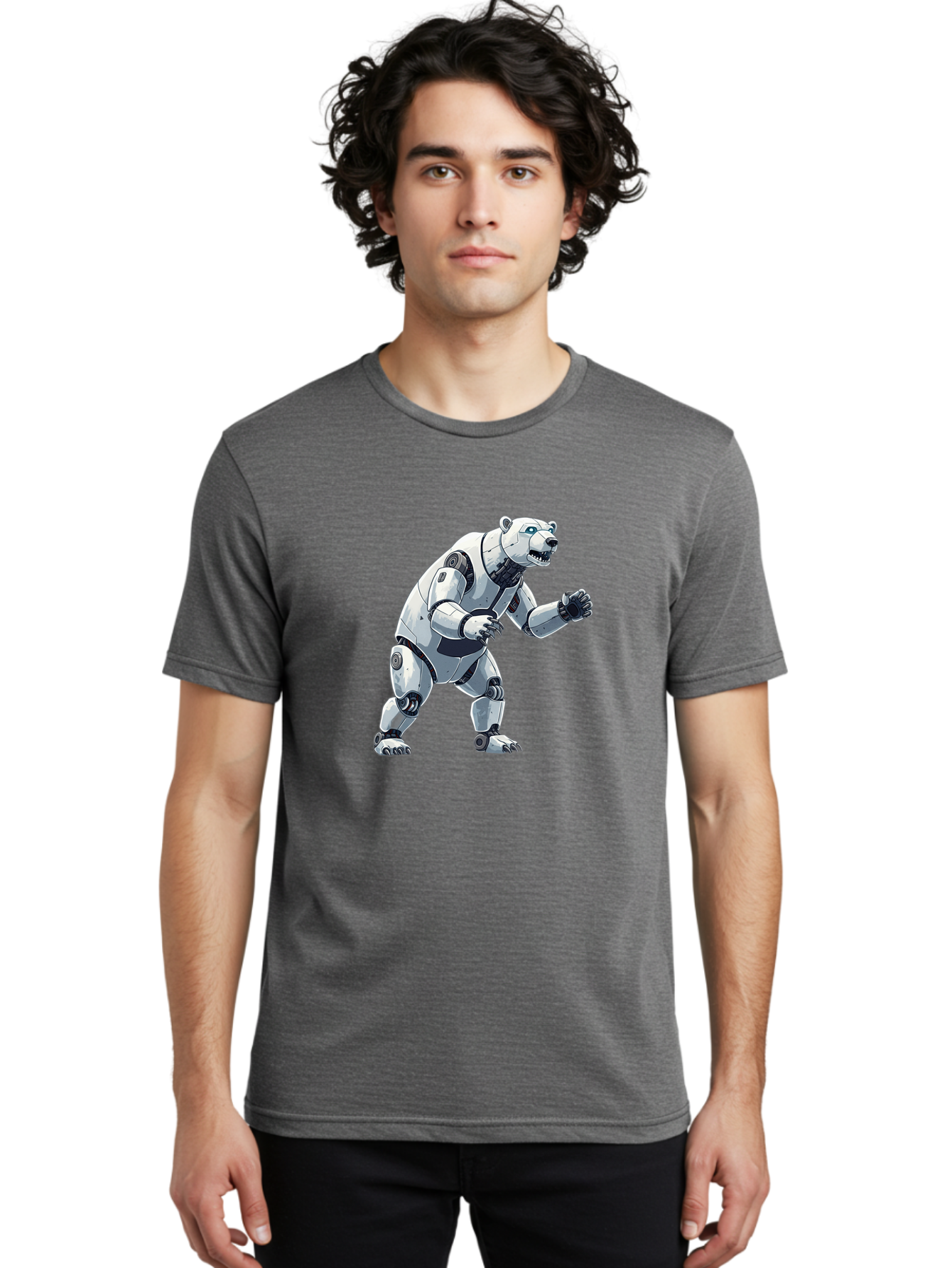 Robotic-Polar-Bear Men'S Graphic Tee, 100% Cotton, Comfortable Casual Summer Wear, Machine Washable, Vintage Camera, Old Camera, Antique Camera, Black Camera, Classic Photography, Photography Equipment, Nostalgic Device, Film Camera, Bal269 28