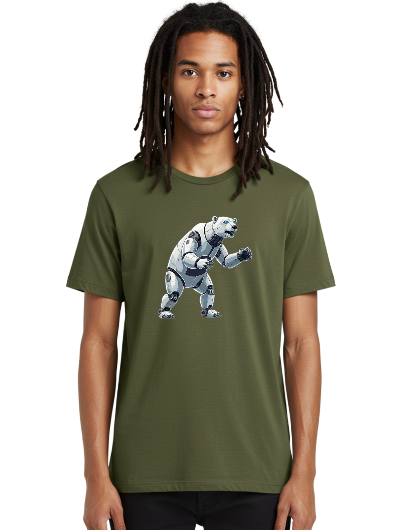 Robotic-Polar-Bear Men'S Graphic Tee, 100% Cotton, Comfortable Casual Summer Wear, Machine Washable, Vintage Camera, Old Camera, Antique Camera, Black Camera, Classic Photography, Photography Equipment, Nostalgic Device, Film Camera, Bal269 30