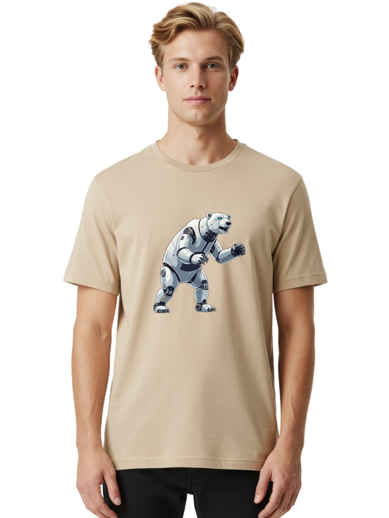 Robotic-Polar-Bear Men'S Graphic Tee, 100% Cotton, Comfortable Casual Summer Wear, Machine Washable, Vintage Camera, Old Camera, Antique Camera, Black Camera, Classic Photography, Photography Equipment, Nostalgic Device, Film Camera, Bal269 19