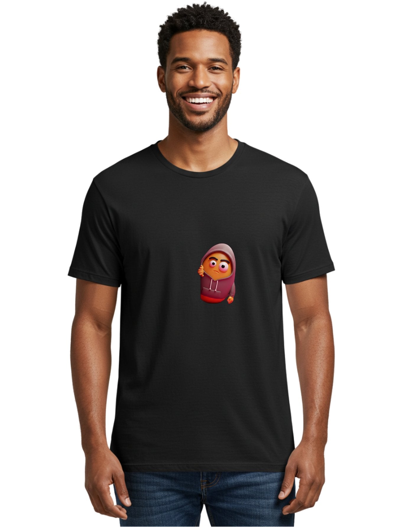 Sad-Emoji-1 Men'S Graphic Tee, 100% Cotton, Comfortable Casual Summer Wear, Machine Washable, Vintage Camera, Old Camera, Antique Camera, Black Camera, Classic Photography, Photography Equipment, Nostalgic Device, Film Camera, Camera Art Bal274 17