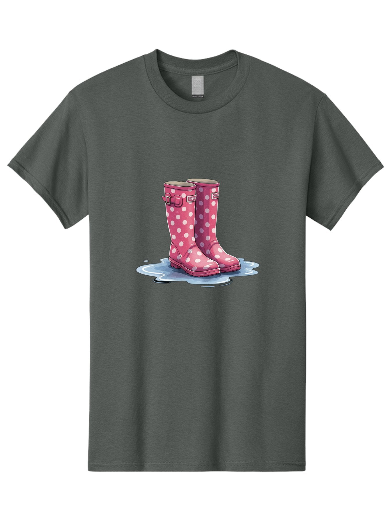 Safari-Pink-Polka-Dot-Rain-Boots Men'S Graphic Tee, 100% Cotton, Comfortable Casual Summer Wear, Machine Washable, Vintage Camera, Old Camera, Antique Camera, Black Camera, Classic Photography, Photography Equipment, Nostalgic Device, Bal281 10