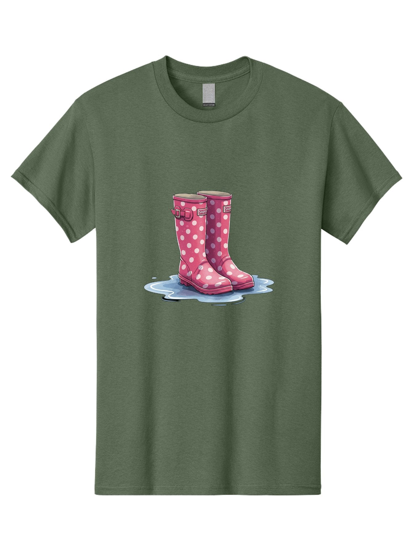 Safari-Pink-Polka-Dot-Rain-Boots Men'S Graphic Tee, 100% Cotton, Comfortable Casual Summer Wear, Machine Washable, Vintage Camera, Old Camera, Antique Camera, Black Camera, Classic Photography, Photography Equipment, Nostalgic Device, Bal281 11