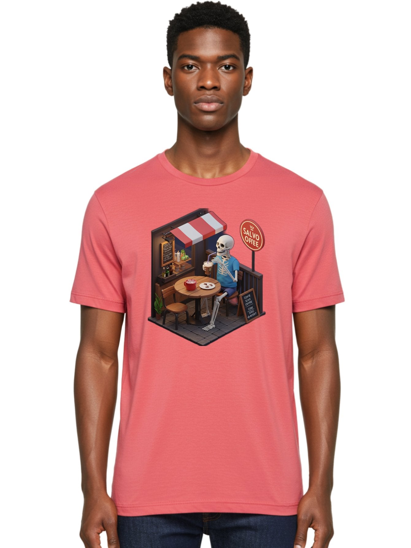 Salvo-Coffee Men'S Graphic Tee, 100% Cotton, Comfortable Casual Summer Wear, Machine Washable, Vintage Camera, Old Camera, Antique Camera, Black Camera, Classic Photography, Photography Equipment, Nostalgic Device, Film Camera, Camera Art Bal283 28