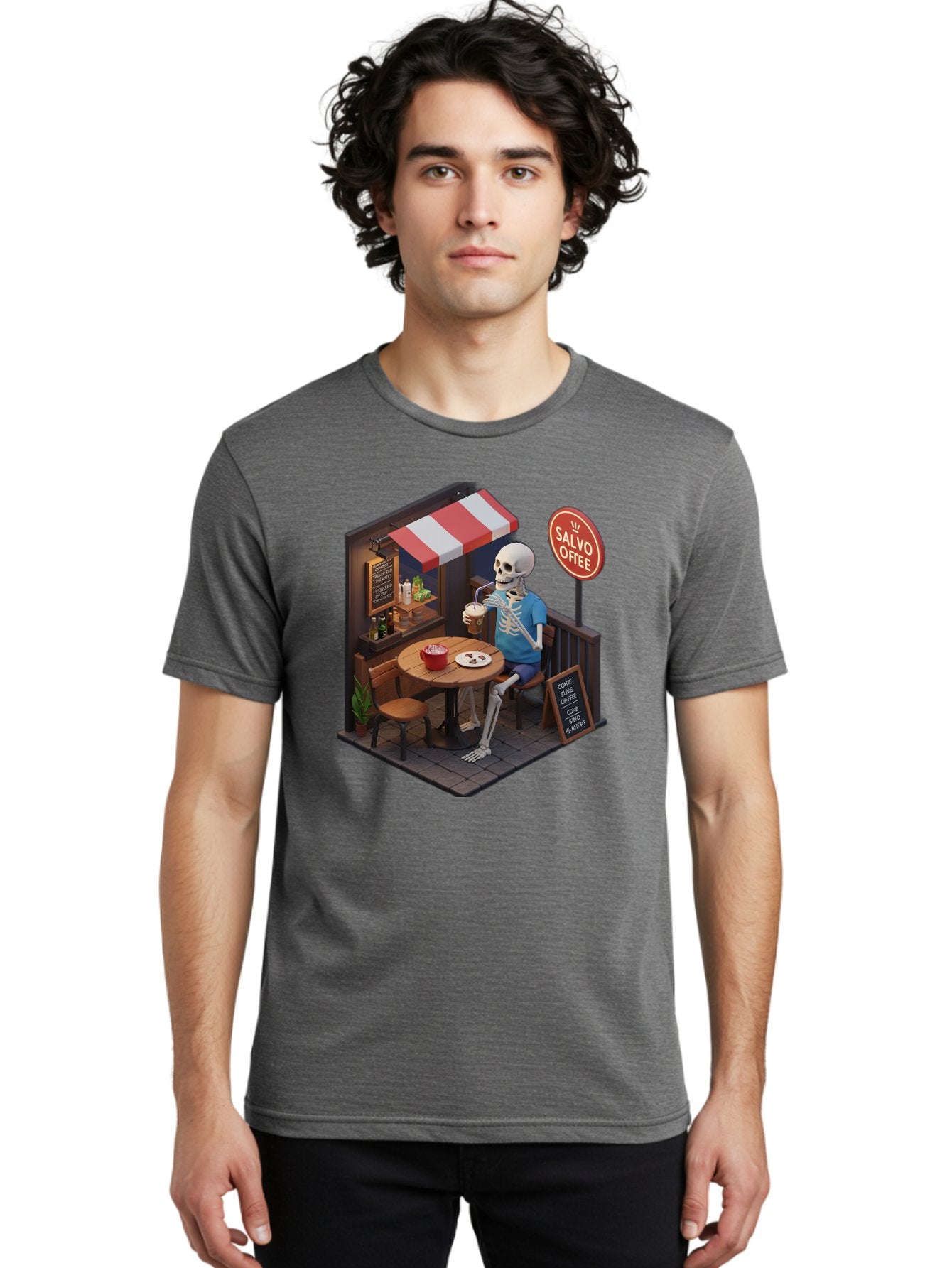 Salvo-Coffee Men'S Graphic Tee, 100% Cotton, Comfortable Casual Summer Wear, Machine Washable, Vintage Camera, Old Camera, Antique Camera, Black Camera, Classic Photography, Photography Equipment, Nostalgic Device, Film Camera, Camera Art Bal283 22