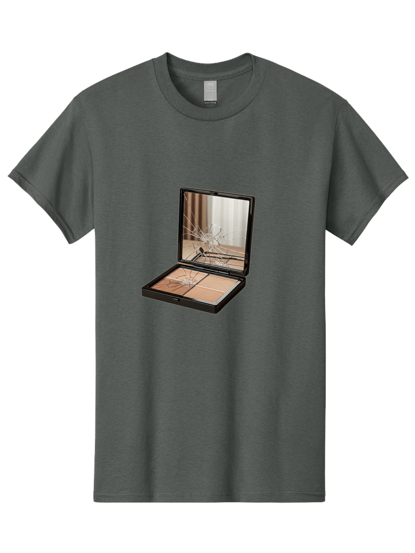 Shattered-Eyeshadow-Compact Men'S Graphic Tee, 100% Cotton, Comfortable Casual Summer Wear, Machine Washable, Vintage Camera, Old Camera, Antique Camera, Black Camera, Classic Photography, Photography Equipment, Nostalgic Device, Film Camera, Bal289 10