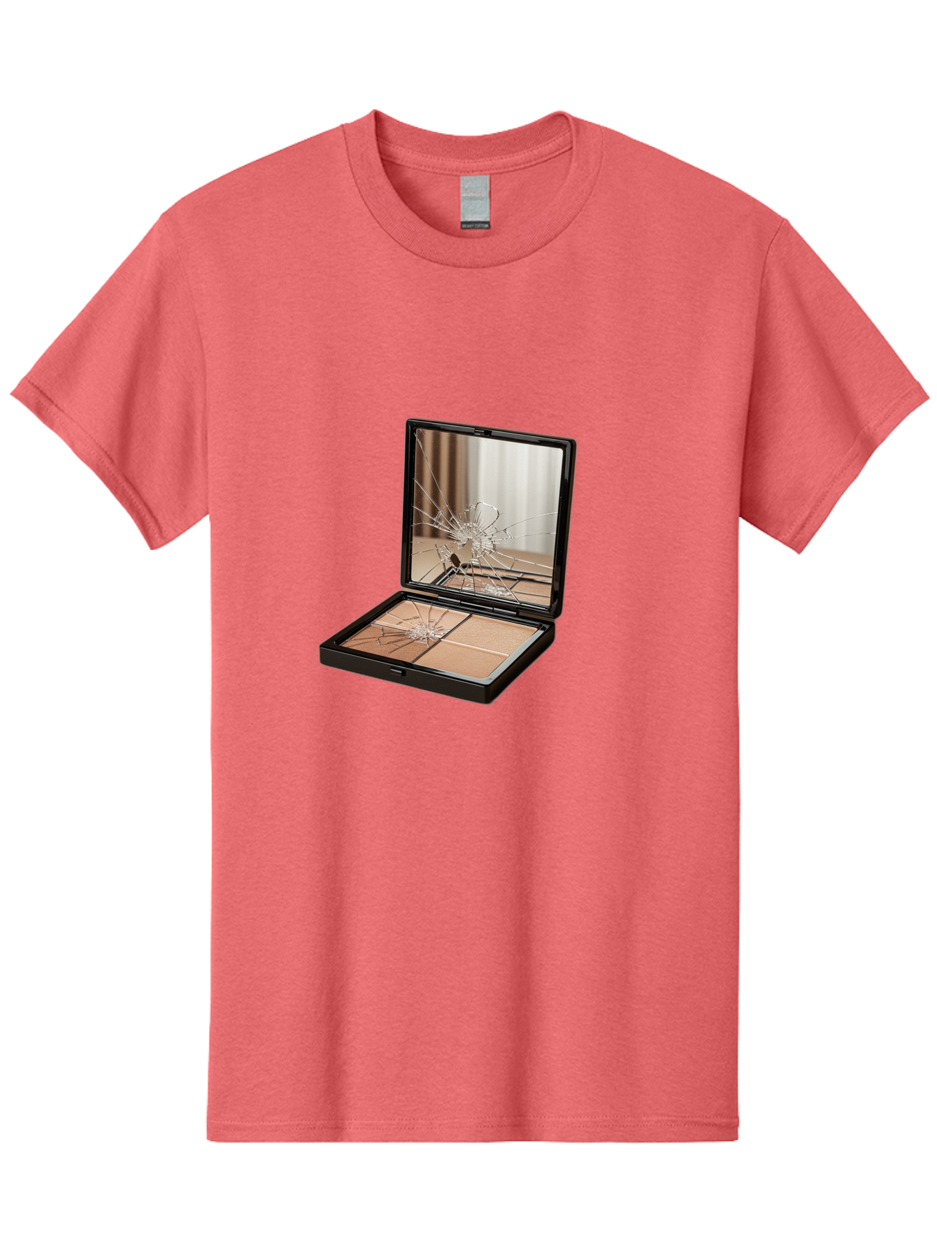 Shattered-Eyeshadow-Compact Men'S Graphic Tee, 100% Cotton, Comfortable Casual Summer Wear, Machine Washable, Vintage Camera, Old Camera, Antique Camera, Black Camera, Classic Photography, Photography Equipment, Nostalgic Device, Film Camera, Bal289 13
