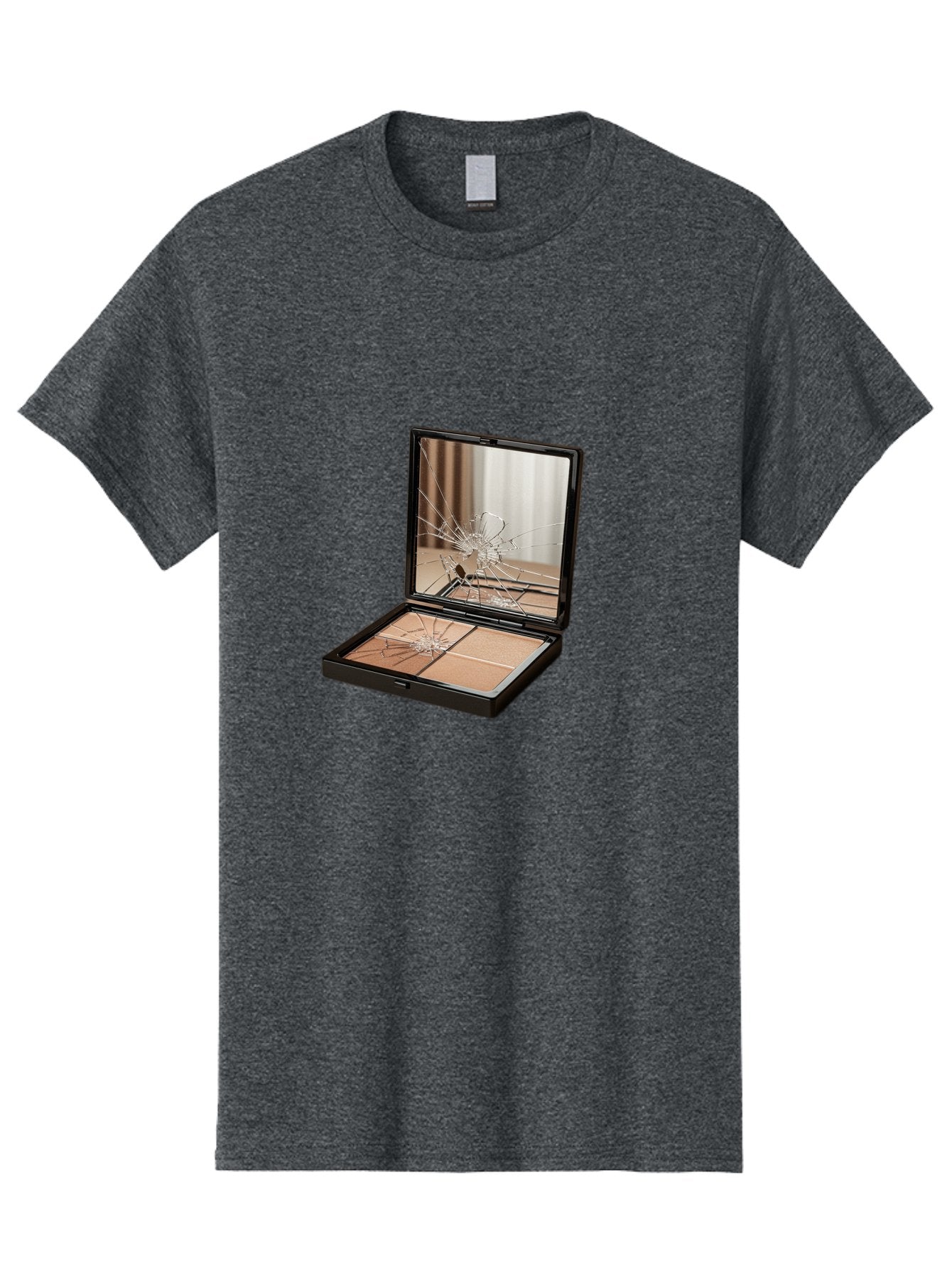 Shattered-Eyeshadow-Compact Men'S Graphic Tee, 100% Cotton, Comfortable Casual Summer Wear, Machine Washable, Vintage Camera, Old Camera, Antique Camera, Black Camera, Classic Photography, Photography Equipment, Nostalgic Device, Film Camera, Bal289 11