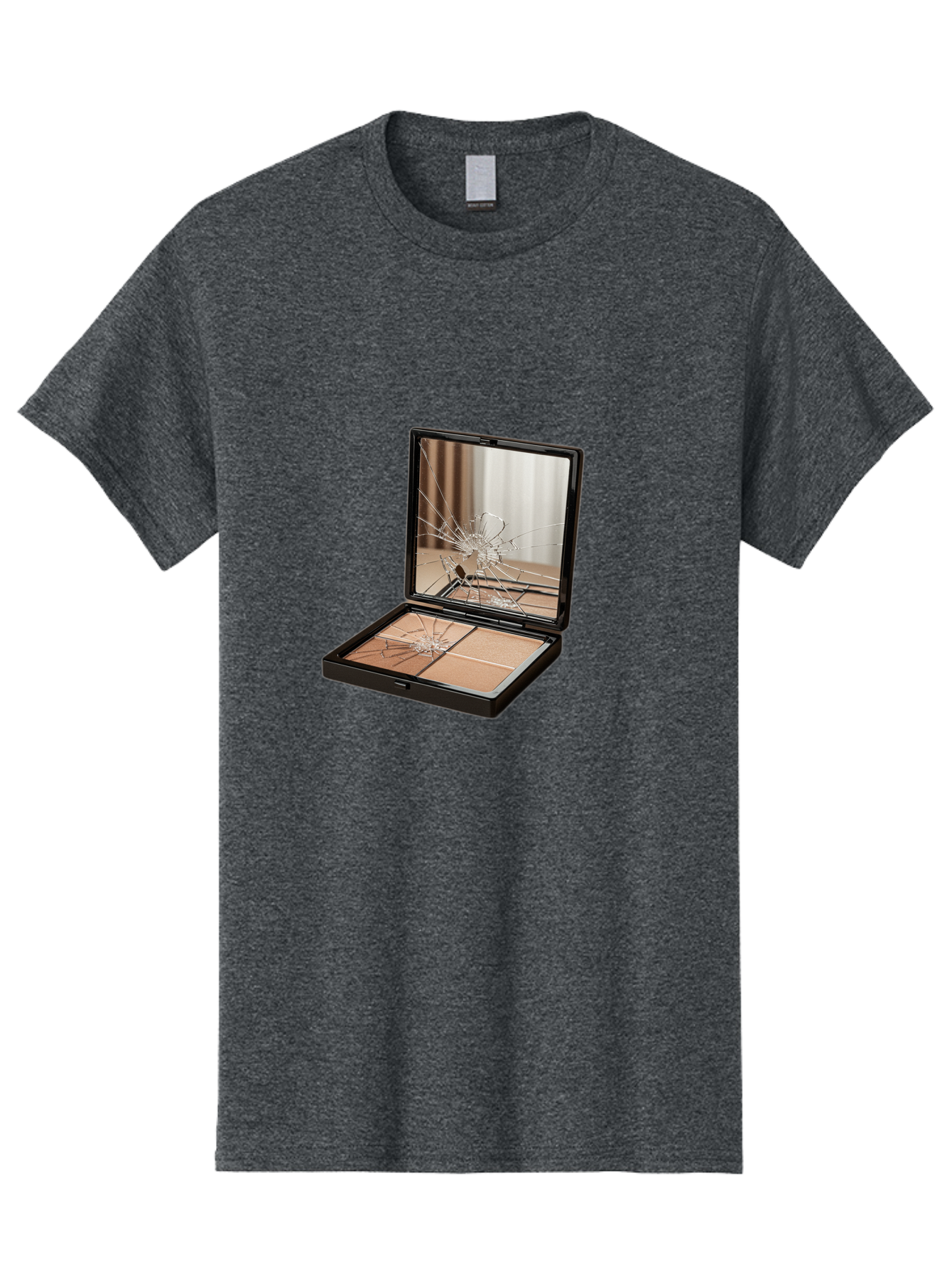 Shattered-Eyeshadow-Compact Men'S Graphic Tee, 100% Cotton, Comfortable Casual Summer Wear, Machine Washable, Vintage Camera, Old Camera, Antique Camera, Black Camera, Classic Photography, Photography Equipment, Nostalgic Device, Film Camera, Bal289 4