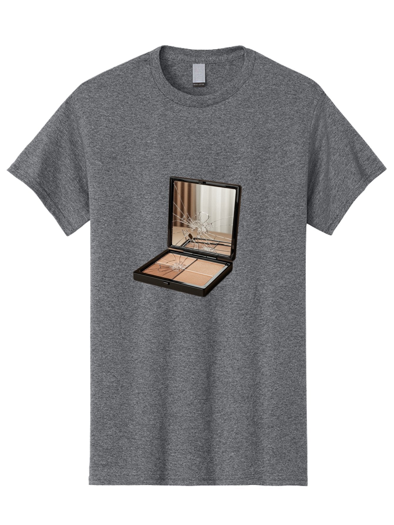 Shattered-Eyeshadow-Compact Men'S Graphic Tee, 100% Cotton, Comfortable Casual Summer Wear, Machine Washable, Vintage Camera, Old Camera, Antique Camera, Black Camera, Classic Photography, Photography Equipment, Nostalgic Device, Film Camera, Bal289 4