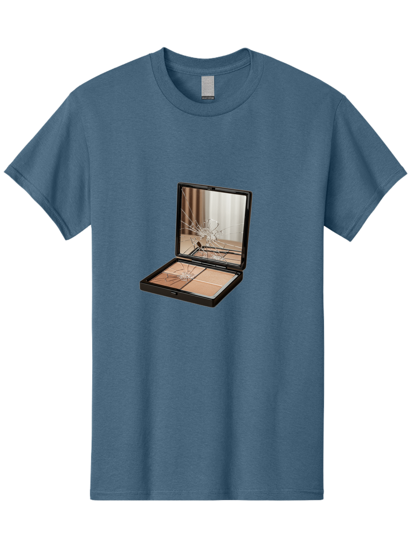 Shattered-Eyeshadow-Compact Men'S Graphic Tee, 100% Cotton, Comfortable Casual Summer Wear, Machine Washable, Vintage Camera, Old Camera, Antique Camera, Black Camera, Classic Photography, Photography Equipment, Nostalgic Device, Film Camera, Bal289 14