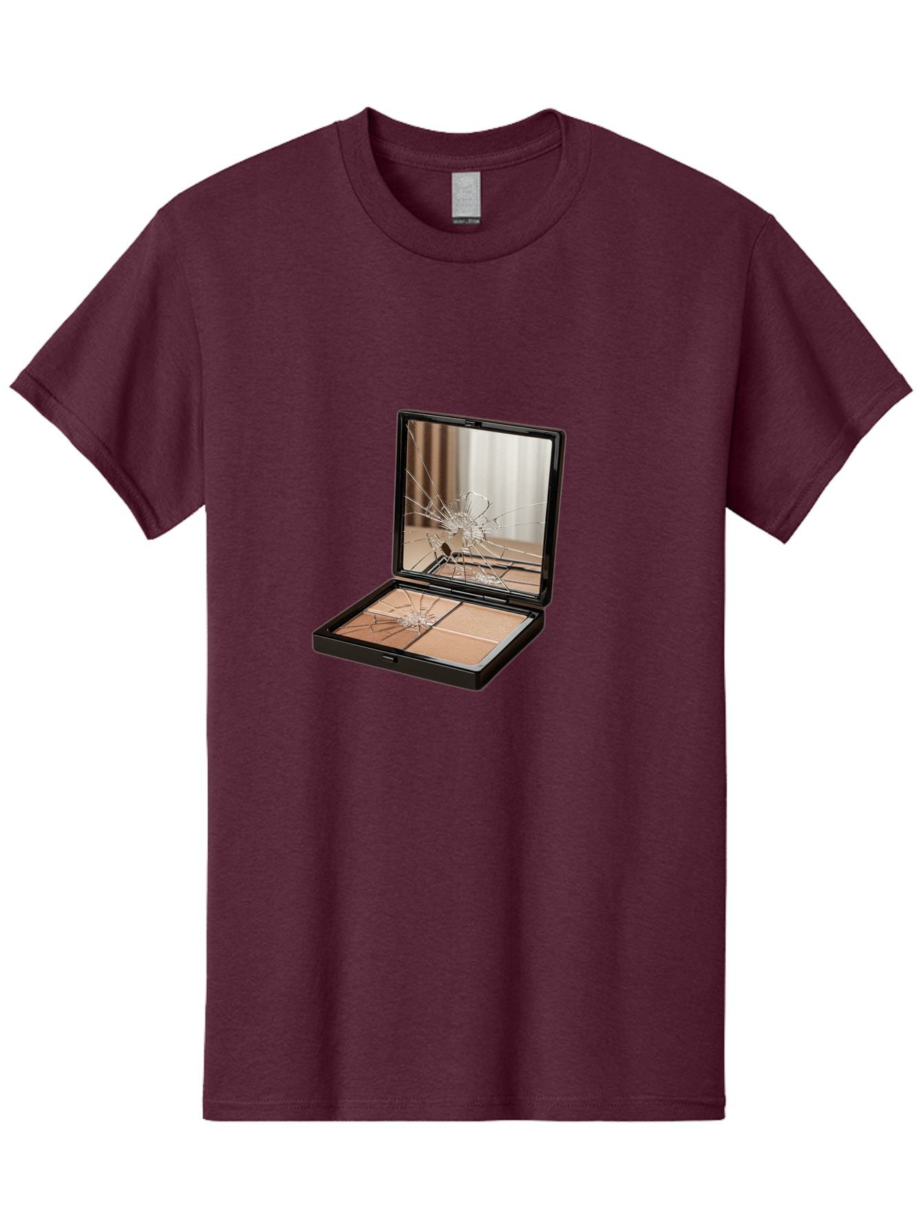 Shattered-Eyeshadow-Compact Men'S Graphic Tee, 100% Cotton, Comfortable Casual Summer Wear, Machine Washable, Vintage Camera, Old Camera, Antique Camera, Black Camera, Classic Photography, Photography Equipment, Nostalgic Device, Film Camera, Bal289 3