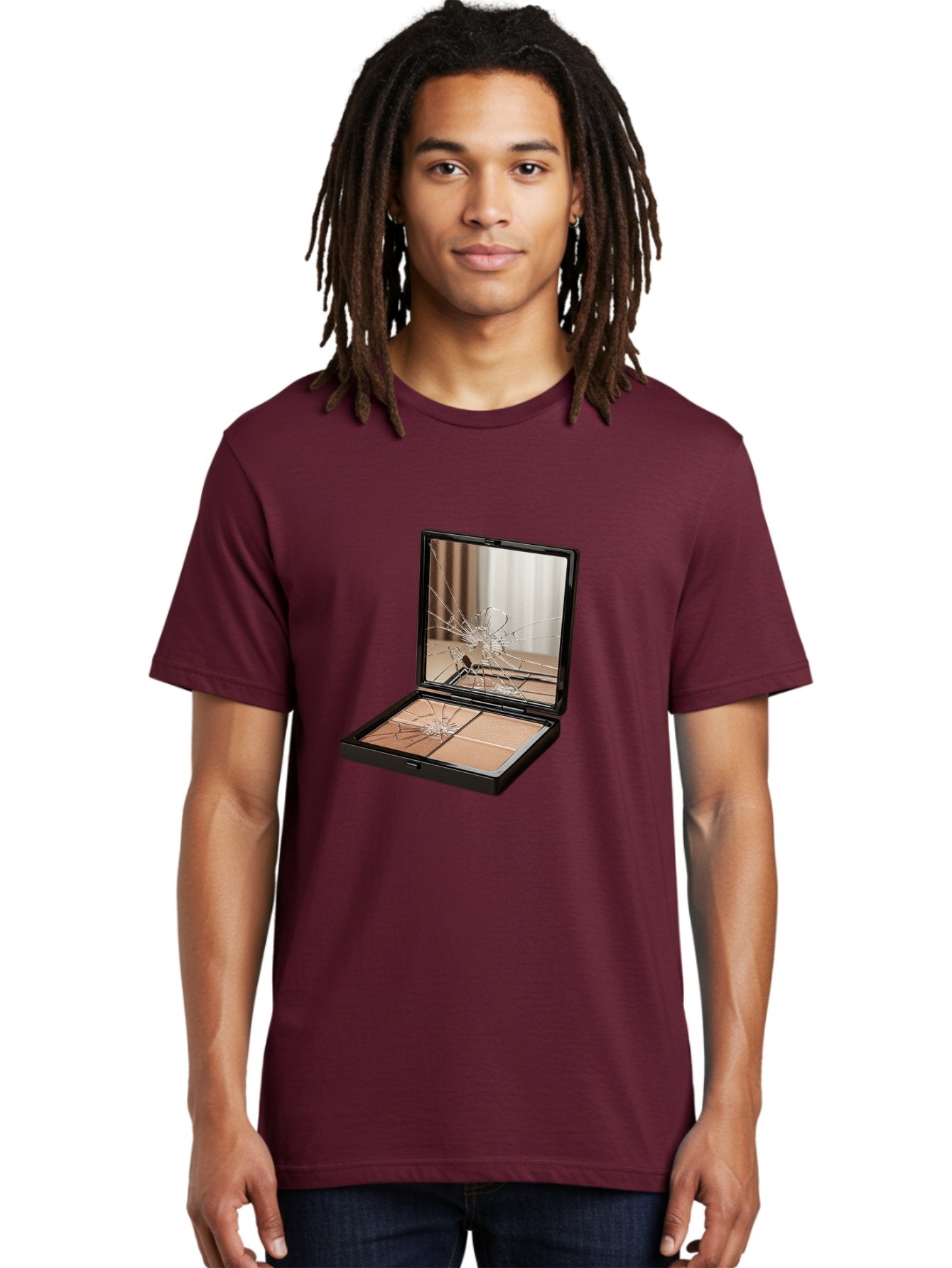Shattered-Eyeshadow-Compact Men'S Graphic Tee, 100% Cotton, Comfortable Casual Summer Wear, Machine Washable, Vintage Camera, Old Camera, Antique Camera, Black Camera, Classic Photography, Photography Equipment, Nostalgic Device, Film Camera, Bal289 28