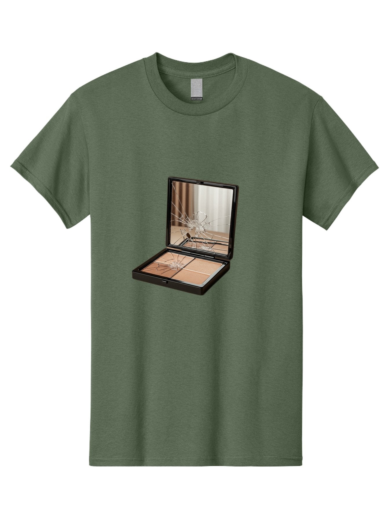 Shattered-Eyeshadow-Compact Men'S Graphic Tee, 100% Cotton, Comfortable Casual Summer Wear, Machine Washable, Vintage Camera, Old Camera, Antique Camera, Black Camera, Classic Photography, Photography Equipment, Nostalgic Device, Film Camera, Bal289 6